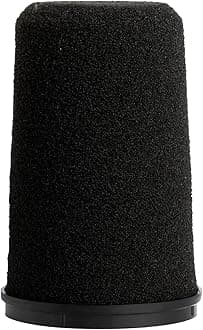 SM7dB Replacement Windscreen – Foam Pop Filter for SM7dB Microphone Only, Not Compatible with SM7B, MV7, MV7+ or Other Microphones, Black