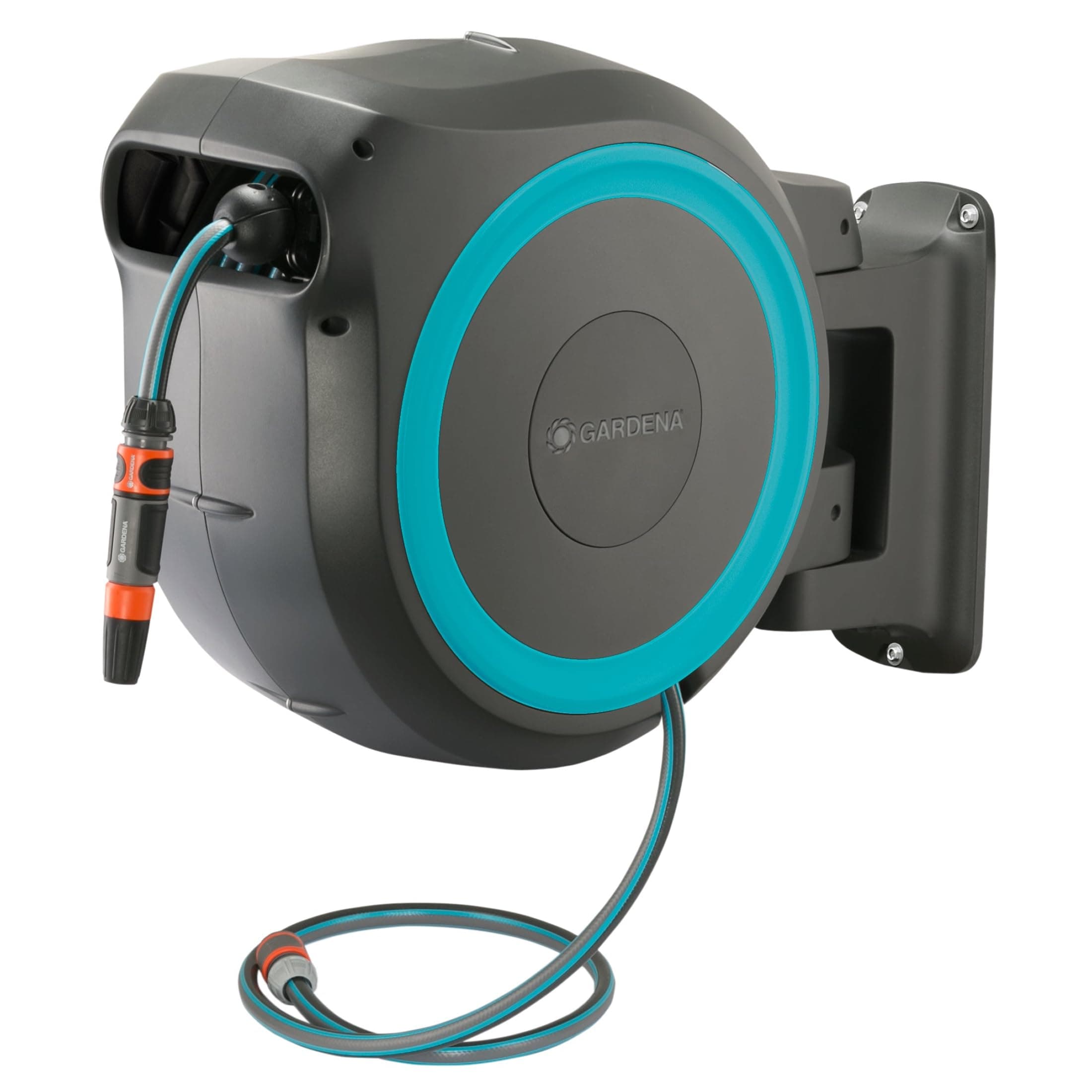 Turquoise Plastic Hose Reel, 1 Unit