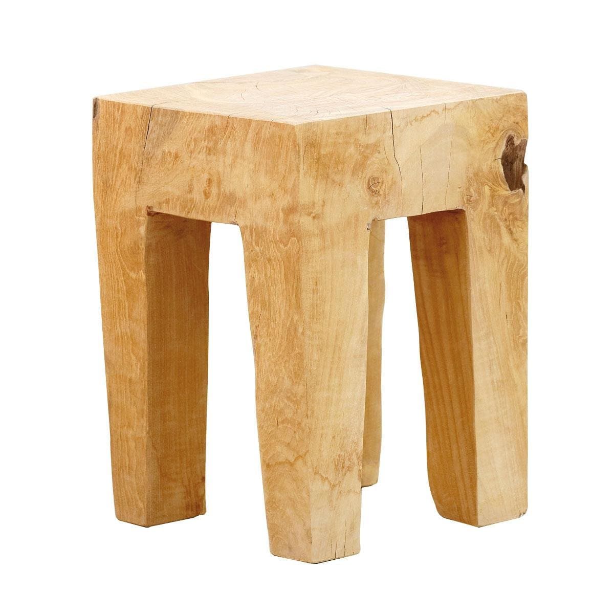 Java Stool Rectangular teak wood/30x40x30cm