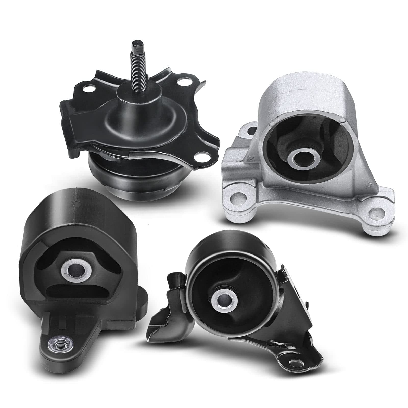 A-Premium4PCS Engine Motor Mount and Transmission Mount Set [Manual Transmission] Compatible with Honda Civic & Acura EL 2001-2005 L4 1.7L Sedan, Replace# 50820S5A007, 50810S5A992