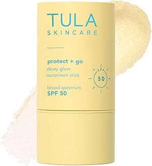 TULA Skincare Protect + Glow Daily Sunscreen SPF 30, for Dullness & Sun Protection with Prebiotic Extracts & Probiotic Superblend, 1.7 FL OZ