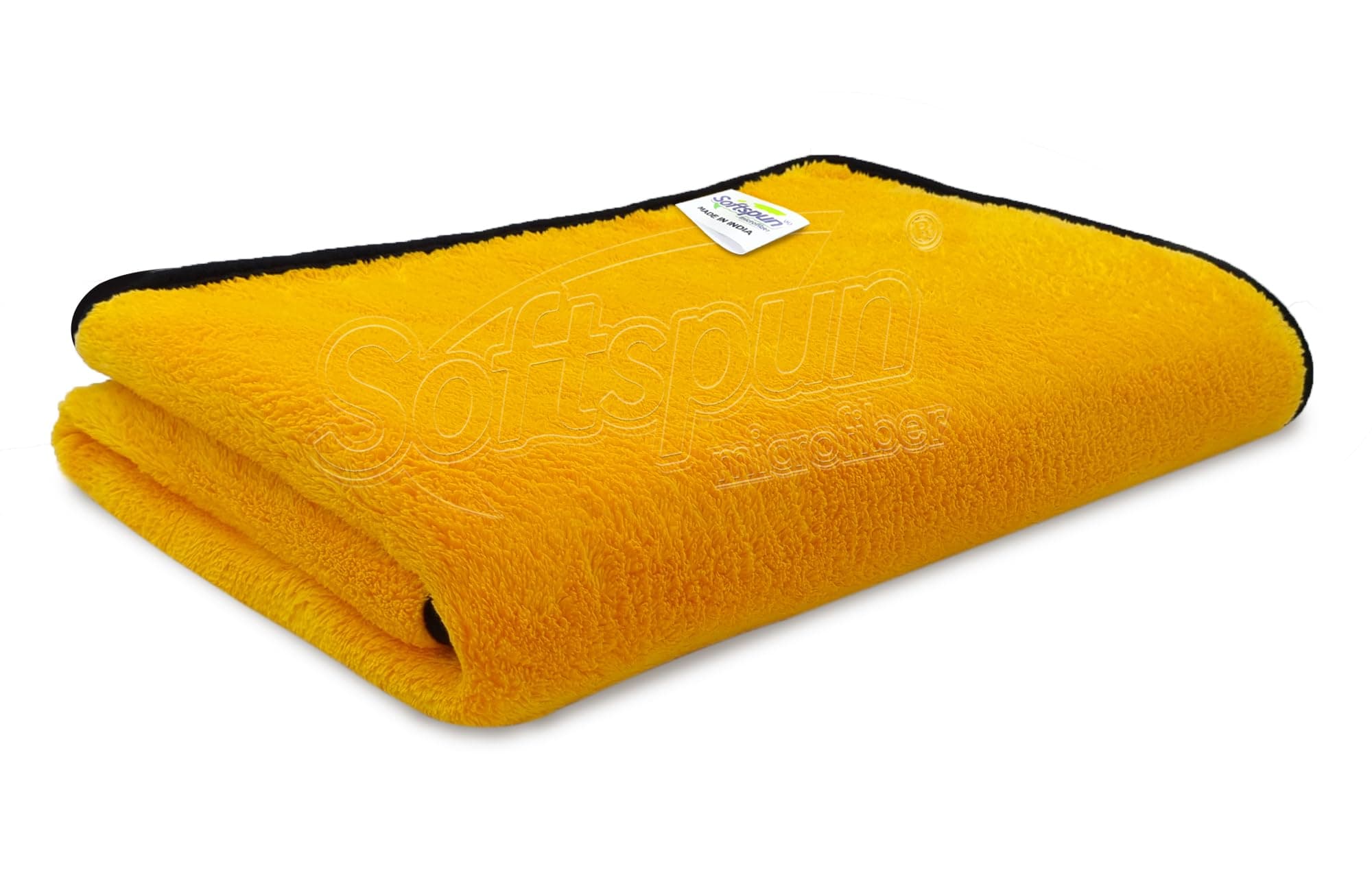 SOFTSPUN Microfiber Bath Towel 1 pc Orange! Ultra Absorbent Super Soft & Comfortable Quick Drying for Men & Women Daily Use Extra Large Size Unisex.