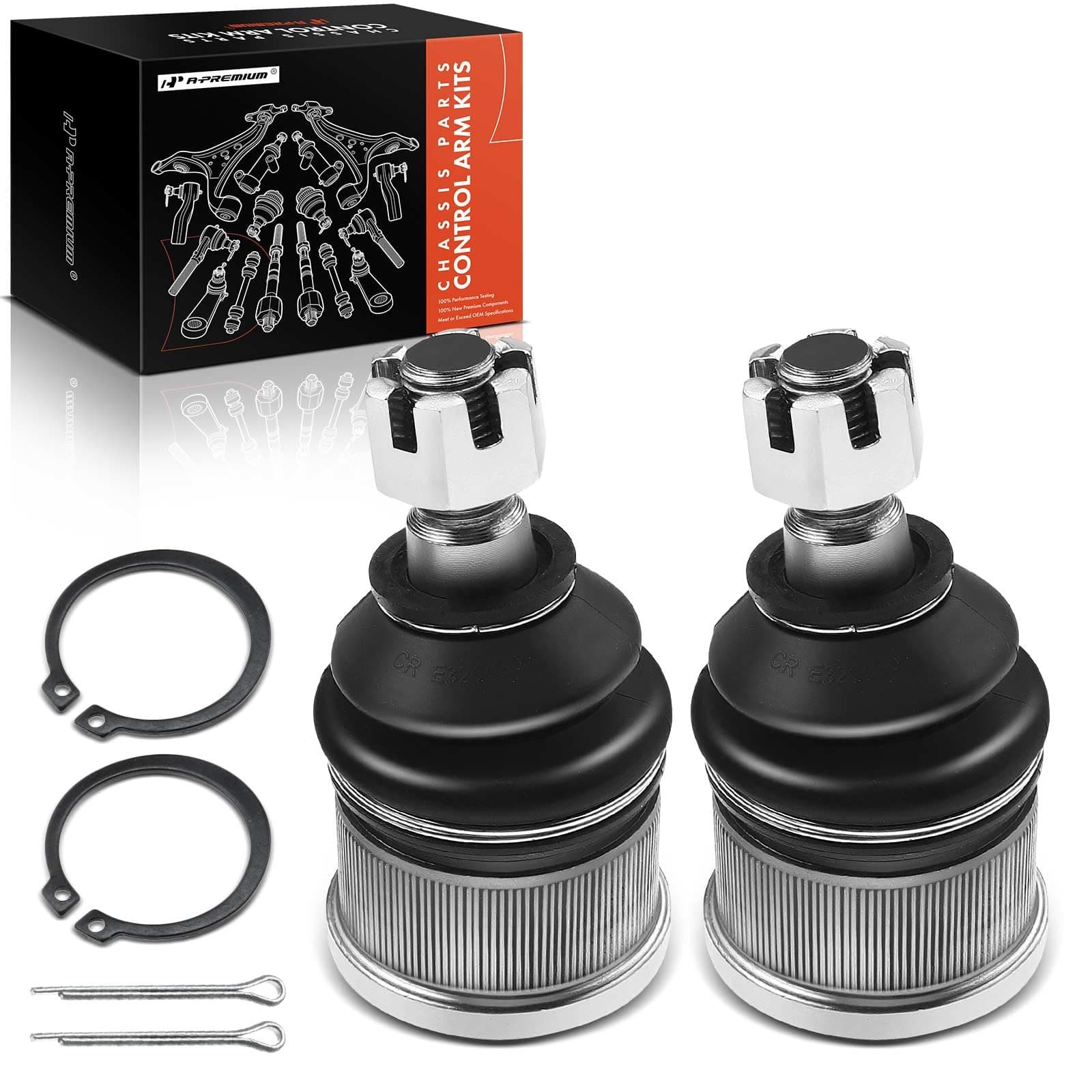 A-Premium 2 x Front Lower Ball Joint Compatible with Honda Civic 1992-2000, Civic del Sol 1993-1997, CR-V 1997-2001, Acura EL 1997-2000, Integra 1994-2001