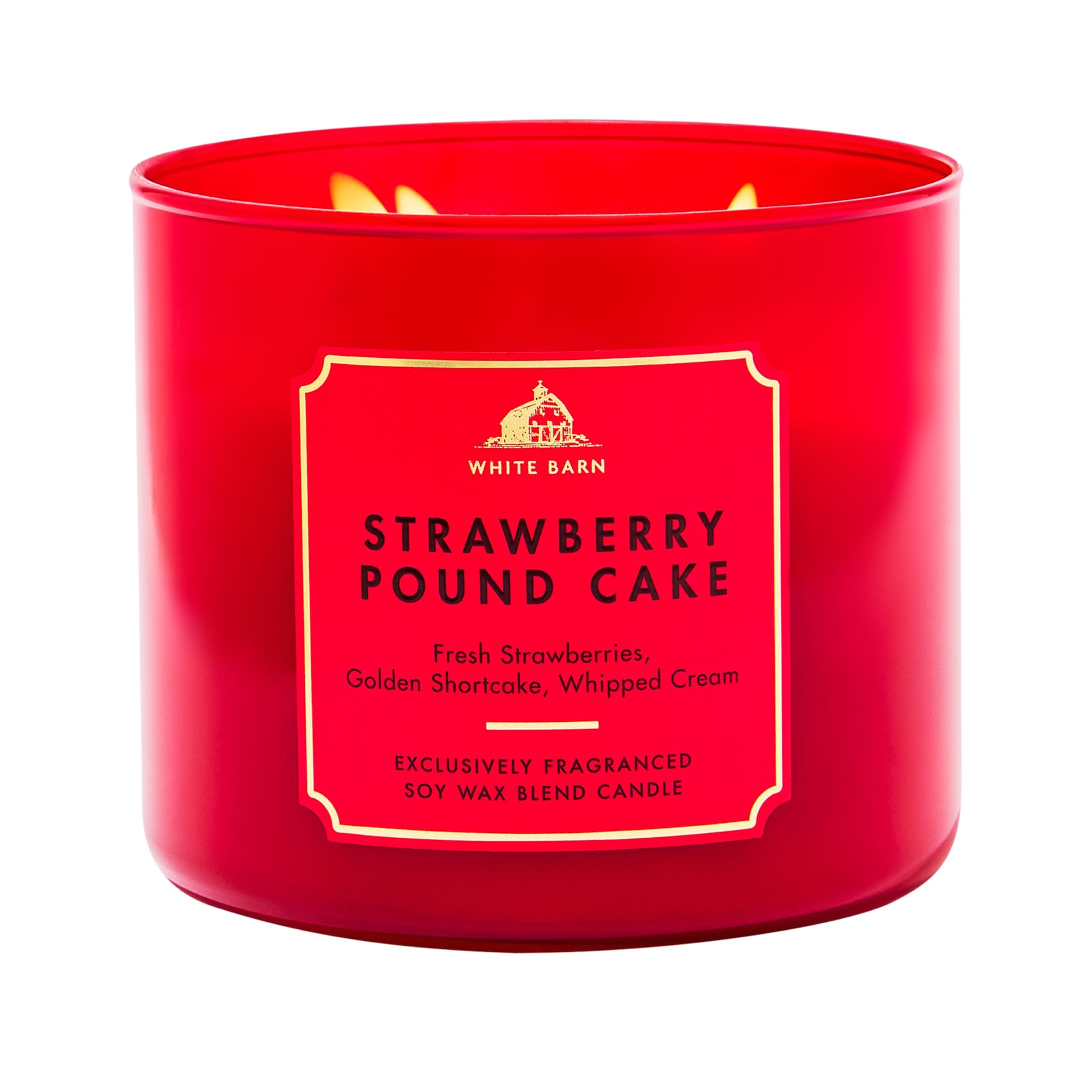 Strawberry Pound Cake 3-Wick Candle