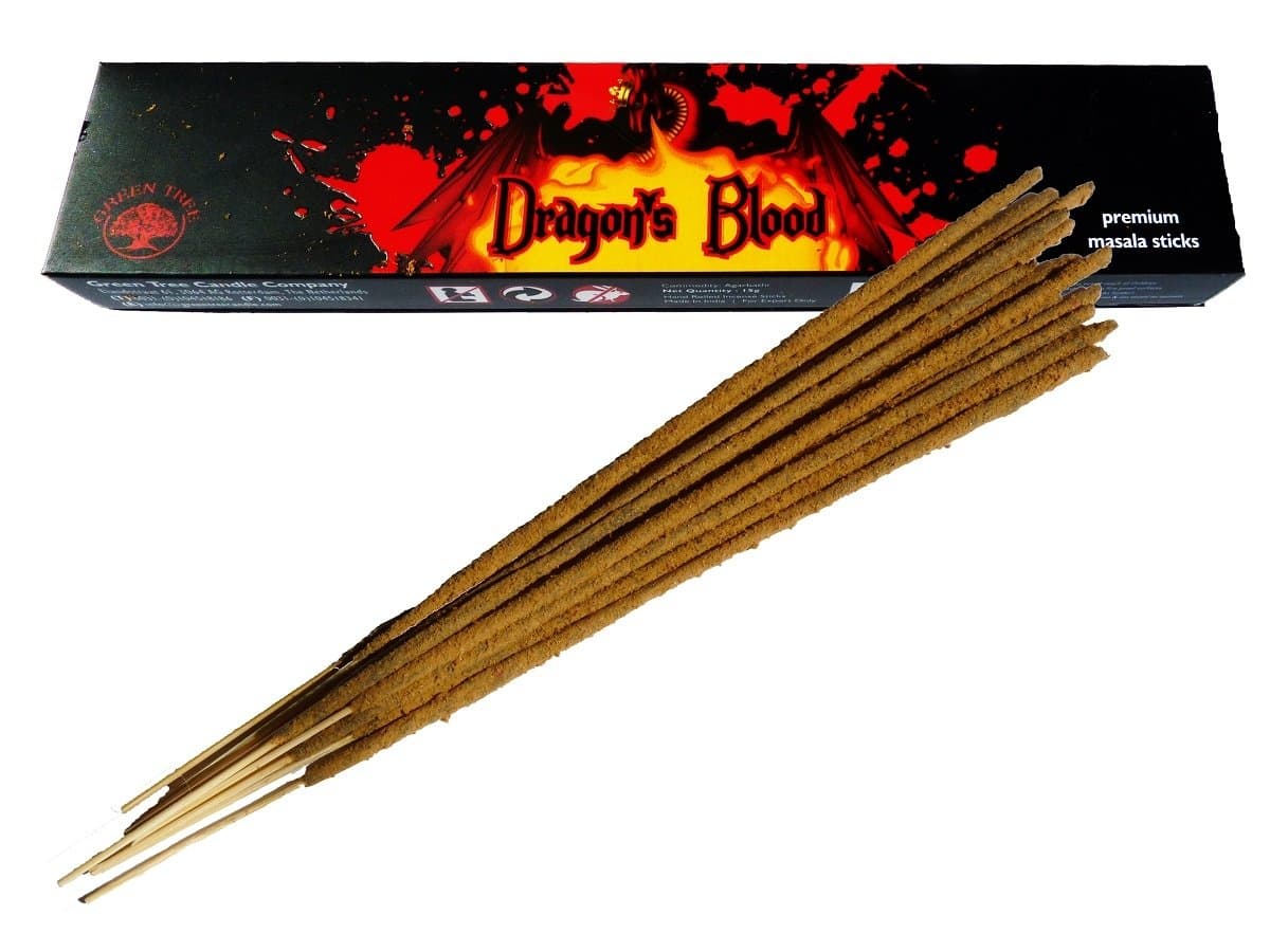Green Tree Dragons Blood Natural Incense Sticks