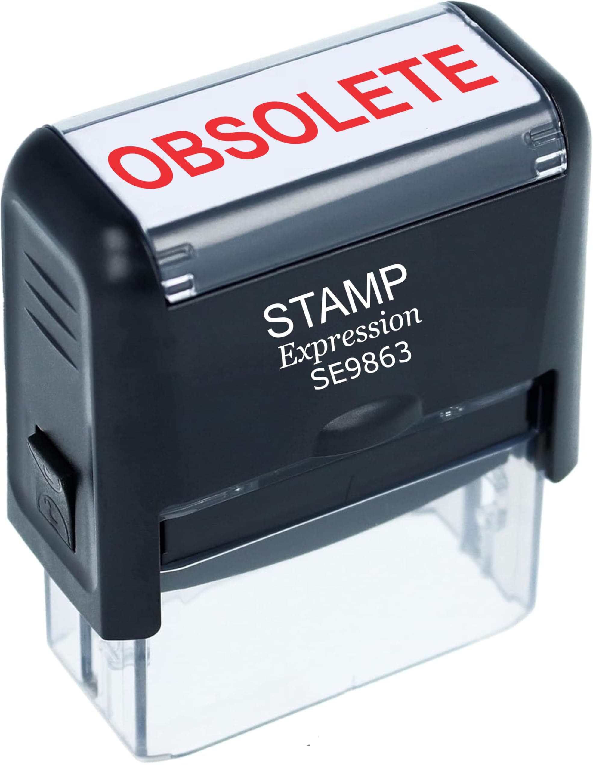 StampExpression - Obsolete Office Self Inking Rubber Stamp - Red Ink (A-5324)