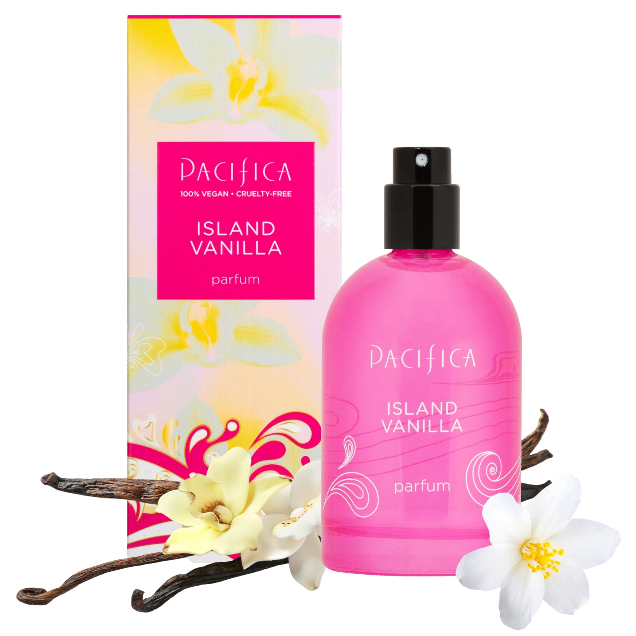 Pacifica, Spray Perfume Island Vanilla, 2 Ounce