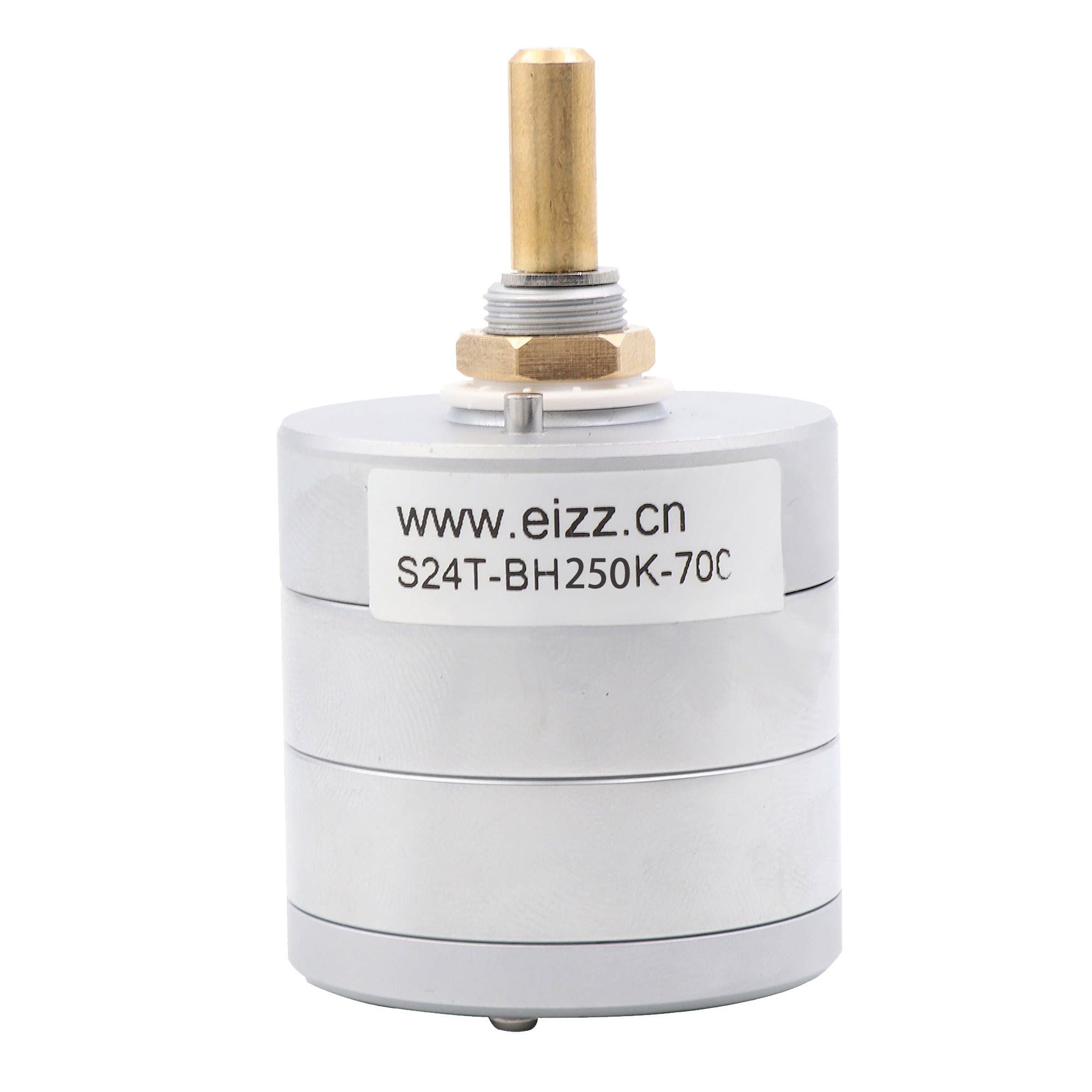 EIZZLog 250K Stereo 24 Steps Volume Potentiometer HiFi Audio Attenuator Serial Type Gold Plated Copper pins for Amplifier Turntable DAC Recorder