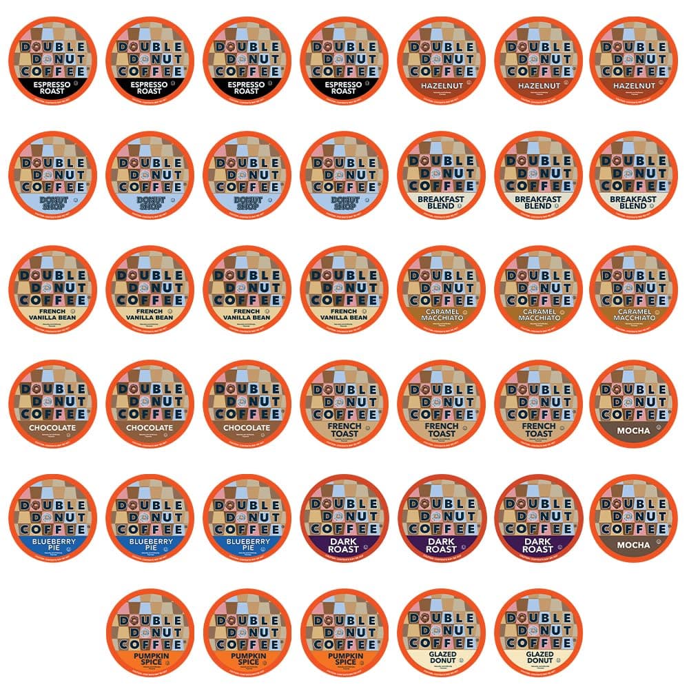 Variety Pack, Including Flavored Coffee Pods, Medium Roast, & Dark Roast Coffee, Single Serve Coffee for Keurig K Cup Brewers, 40 Count