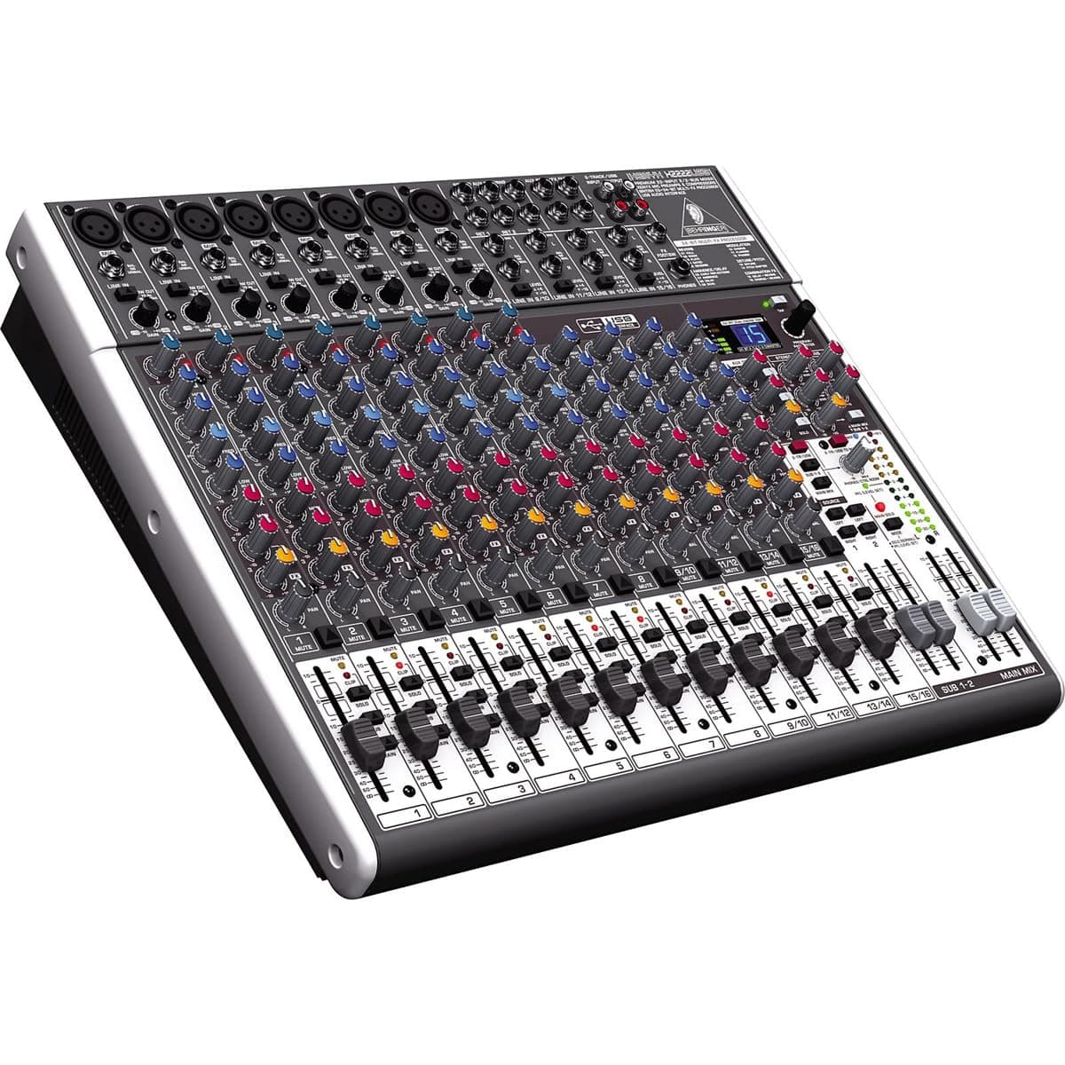 Behringer Xenyx - 22-Input Usb Audio Mixer With Effects,X2222Usb
