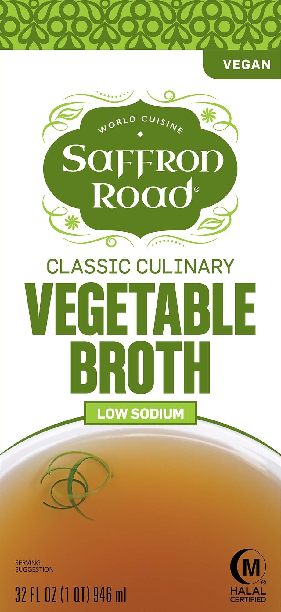 Saffron Road, Broth Vegetable, 32 Fl Oz