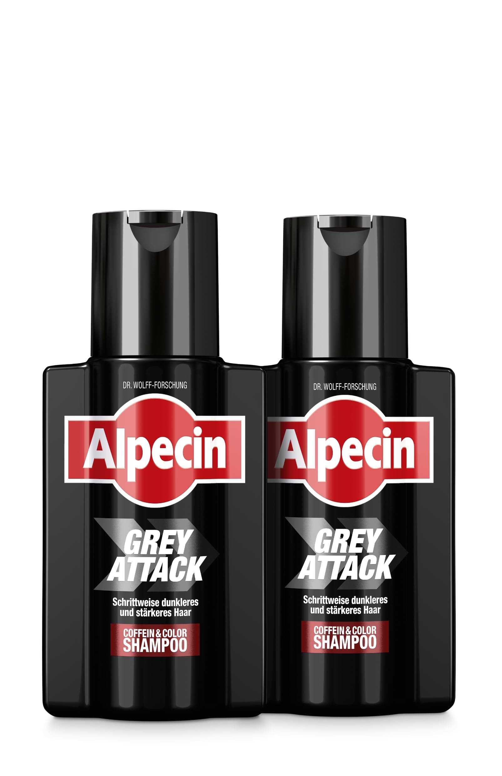 Alpecin Grey Attack Caffeine & Colour Shampoo for Men 2x 200ml