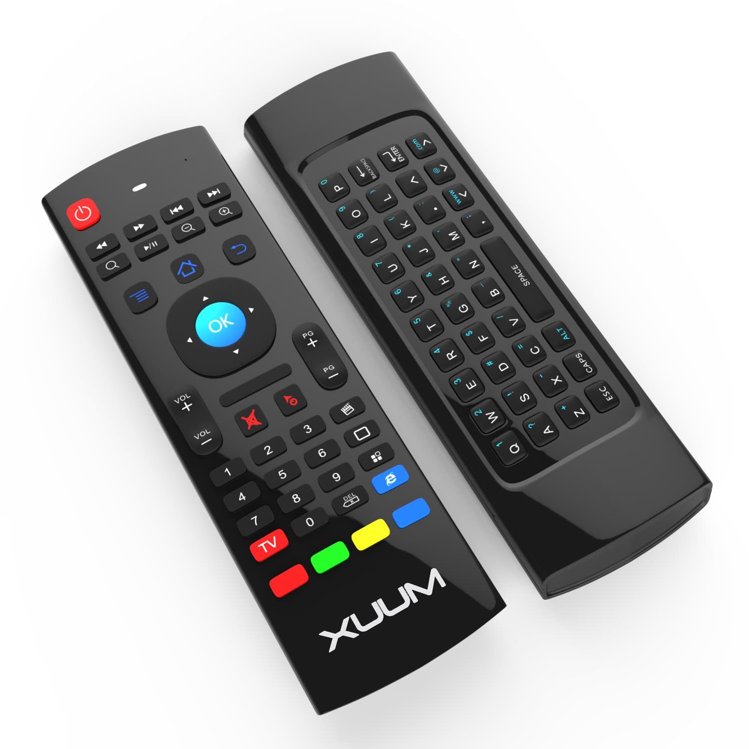 Xuum X3 Multifunctional 2.4G Infrared Remote Control Mini Wireless Keyboard Air Mouse for Google Android Smart TV Box G Box IPTV HTPC Mini PC Windows iOS MAC Linux PS3 Xbox 360