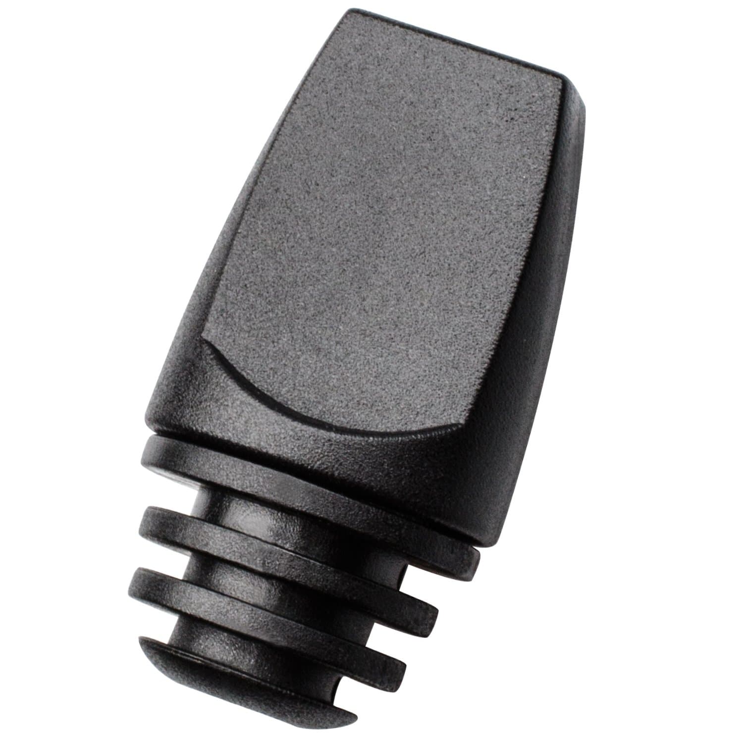 DYZD Plastic Zip Clip Buckle Zipper Pulls Cord Rope End Lock Black for Paracord Lanyard Loops(10PCS)