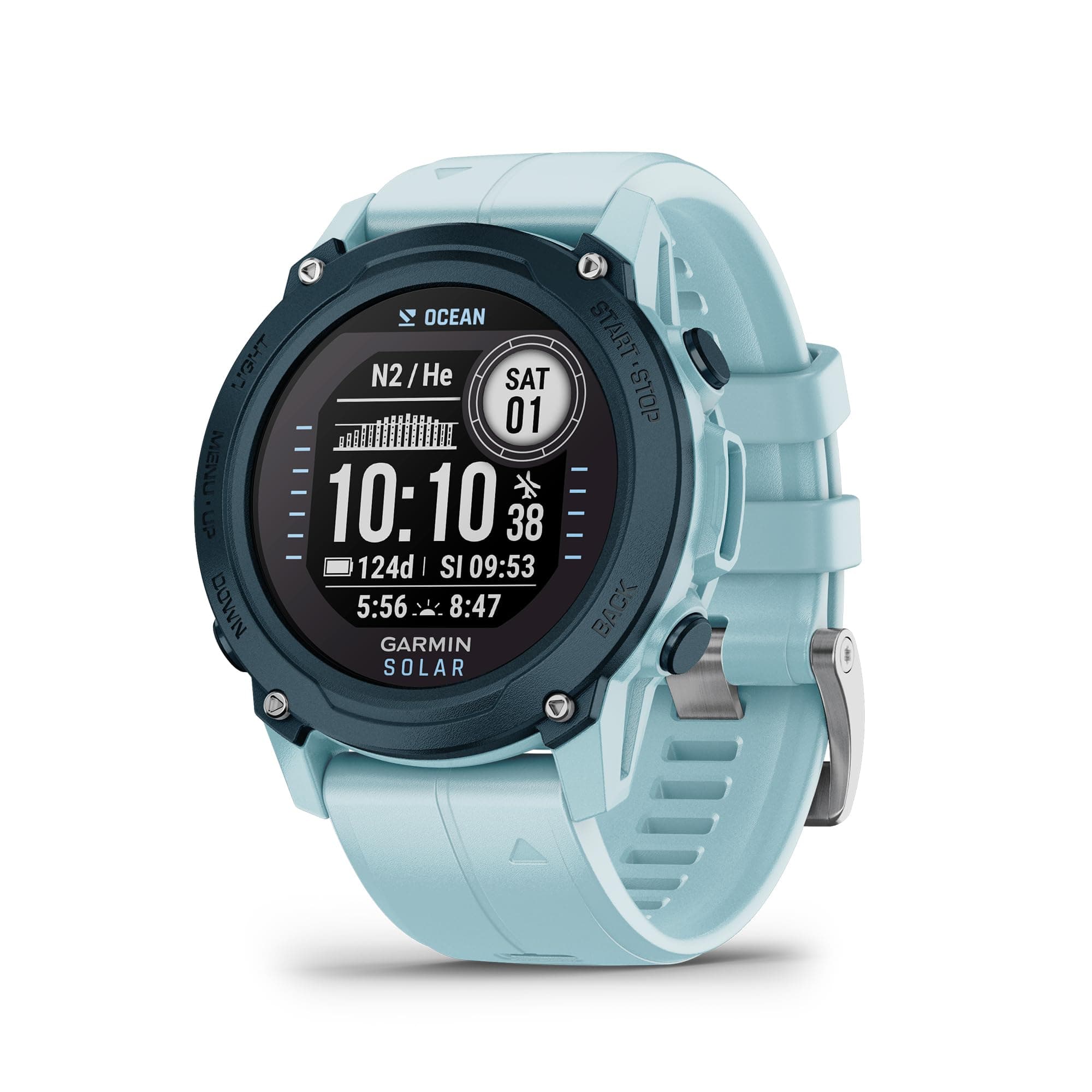 Descent™ G1 Solar - Ocean Edition, Dive Computer and Smartwatch, Made with Recycled Ocean-Bound Plastics