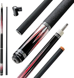 KONLLEN 2.0 Carbon Fiber Pool Cue with Professional Taper | Low Deflection Hand-Made Inlay Billiard Stick | Ultra-Smooth Shaft for Adult & League Players