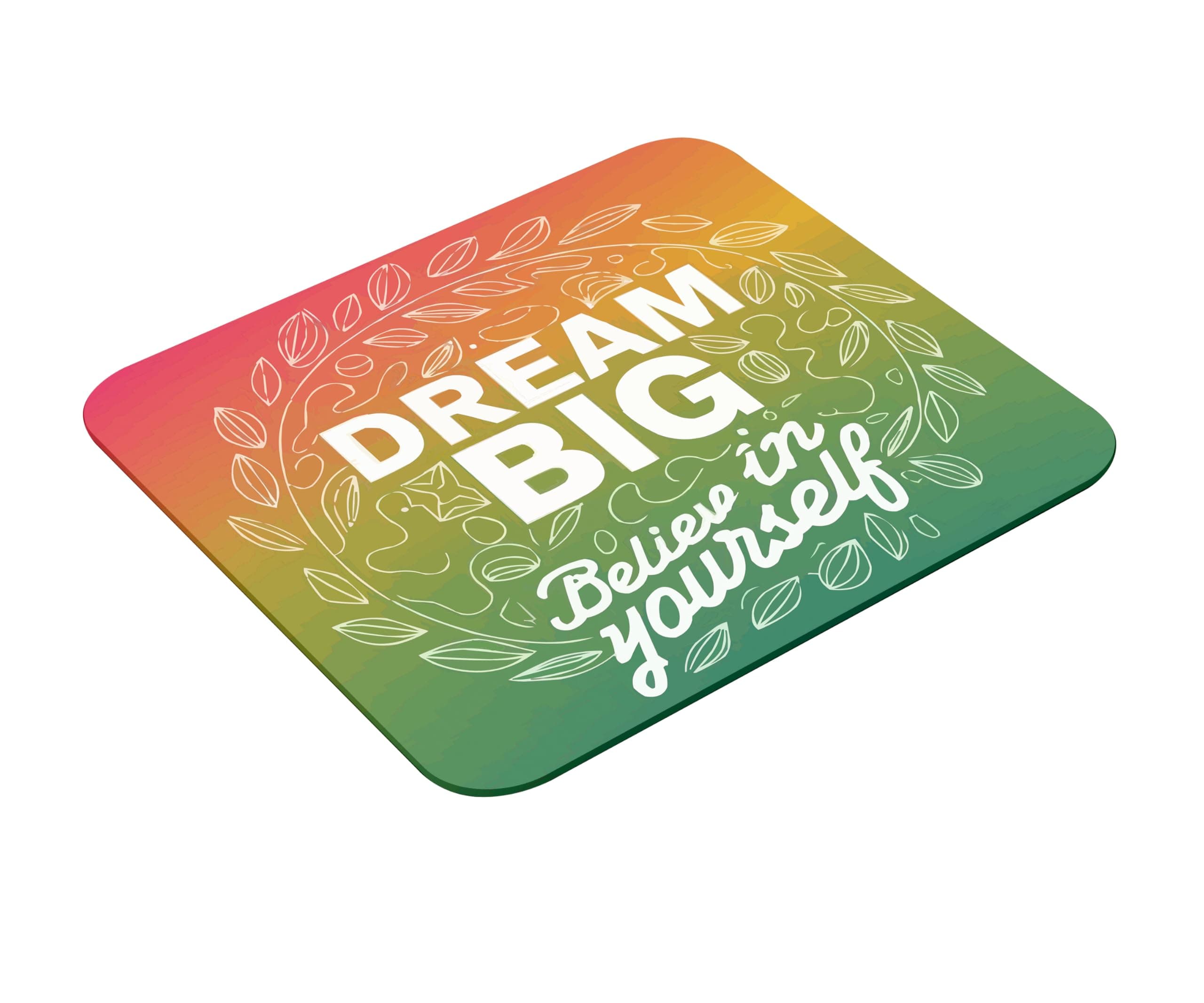 Blackmoor Gaming Mouse Pad 9×7 Inch – Ergonomic Smooth Surface, Non-Slip Rubber Base, Print Mouse Mat for Gamers, Students & Office – Motivational Quotes