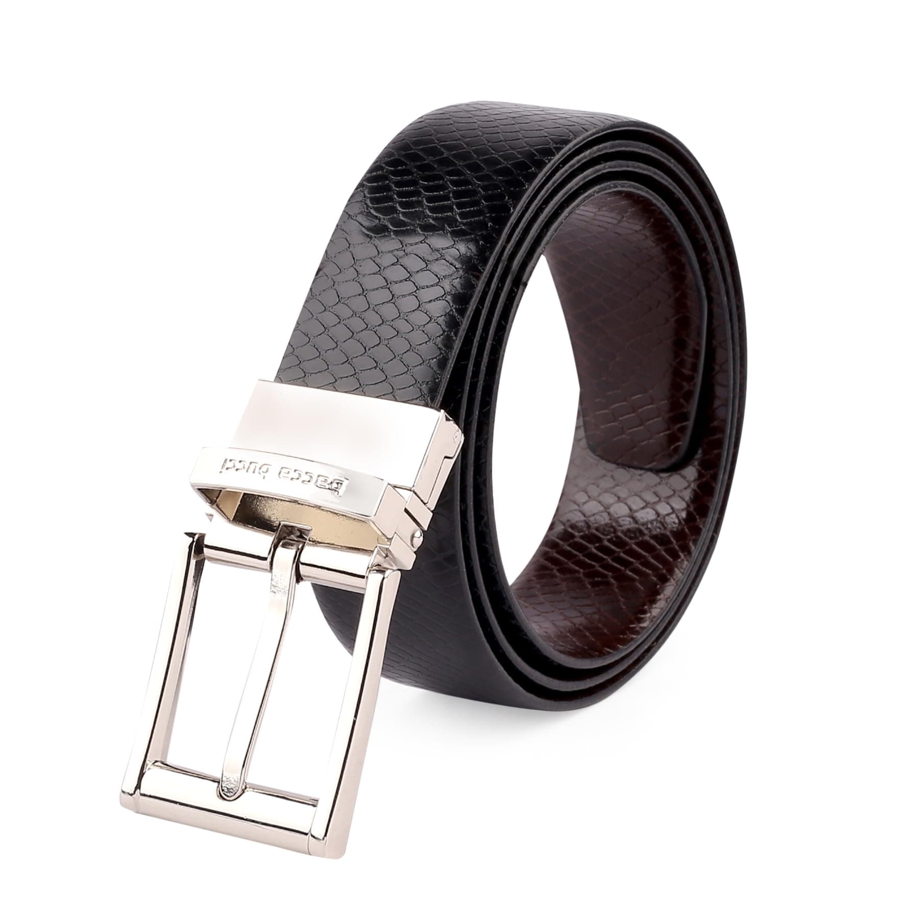 Men's Genuine Leather Reversible Belt