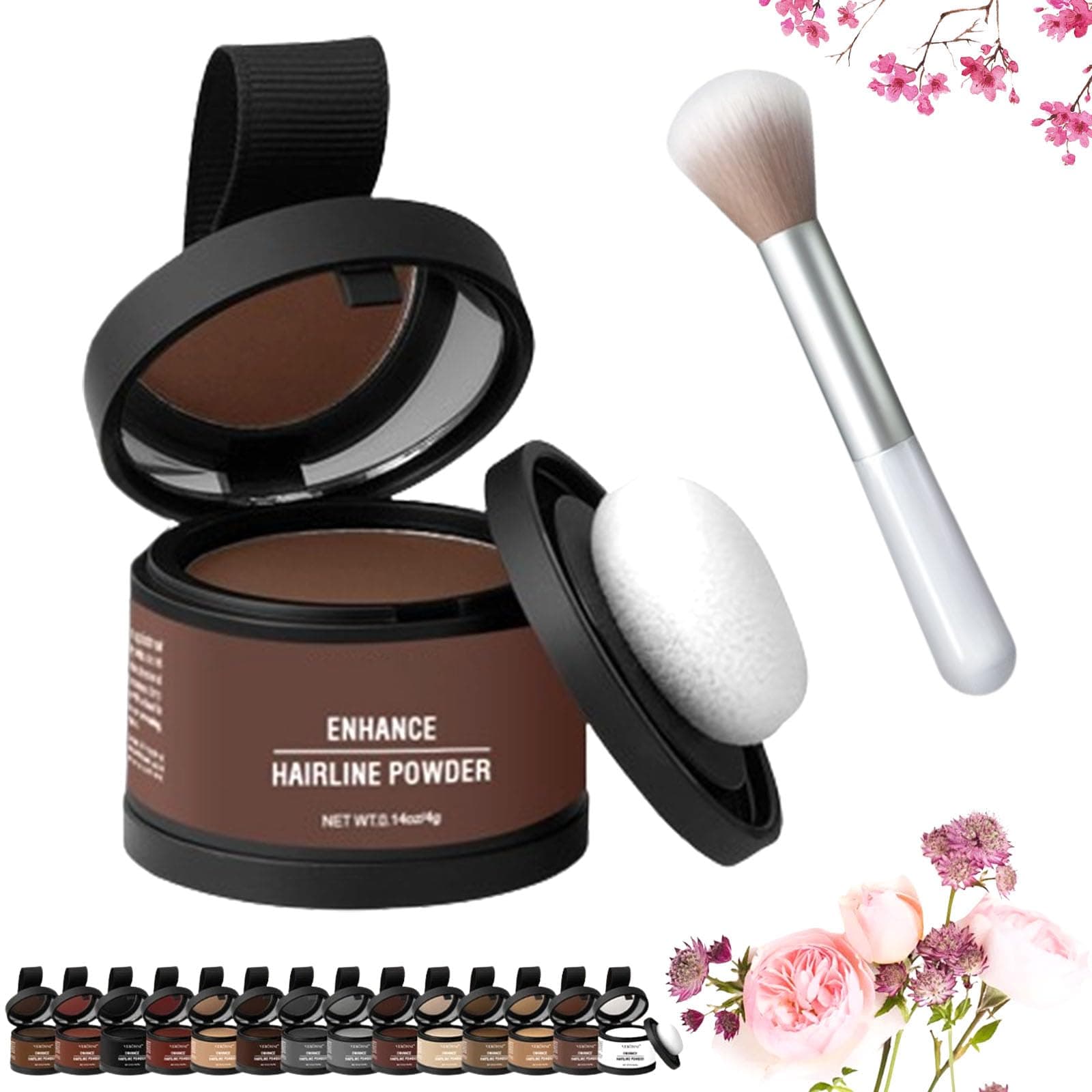 Waverlo Magic Root Cover Up, Waverloo Magic Root Cover Up, Waverly Magic Root Cover Up, Gray Hair Cover Up, Magic Root Cover Up, Cover up Grown out Roots or Thinning Patches (Medium Brown, one size)