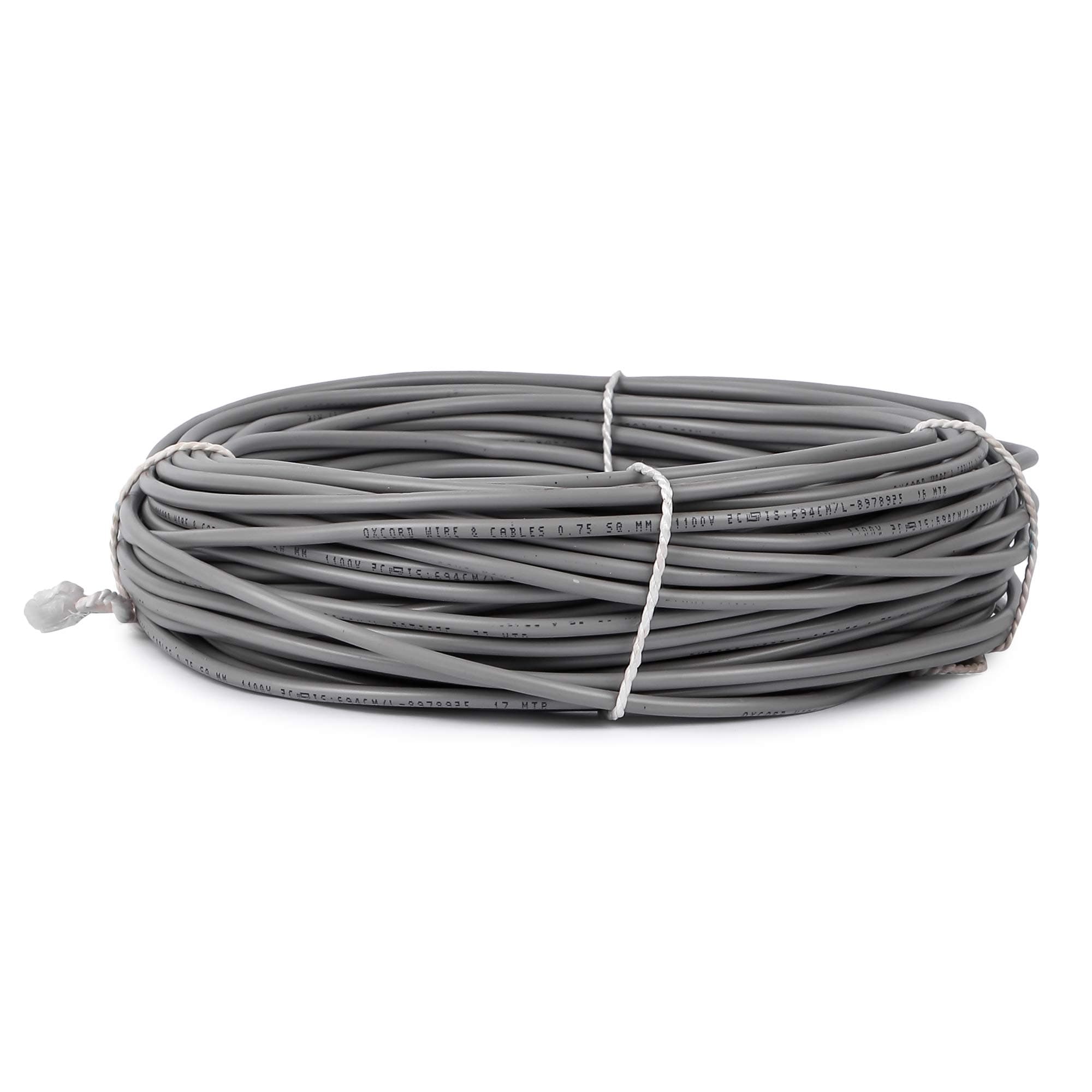 OXCOR D 2 core Round Copper Wires and Cables .75mm 30 mtr for Domestic and Industrial Electric Connections