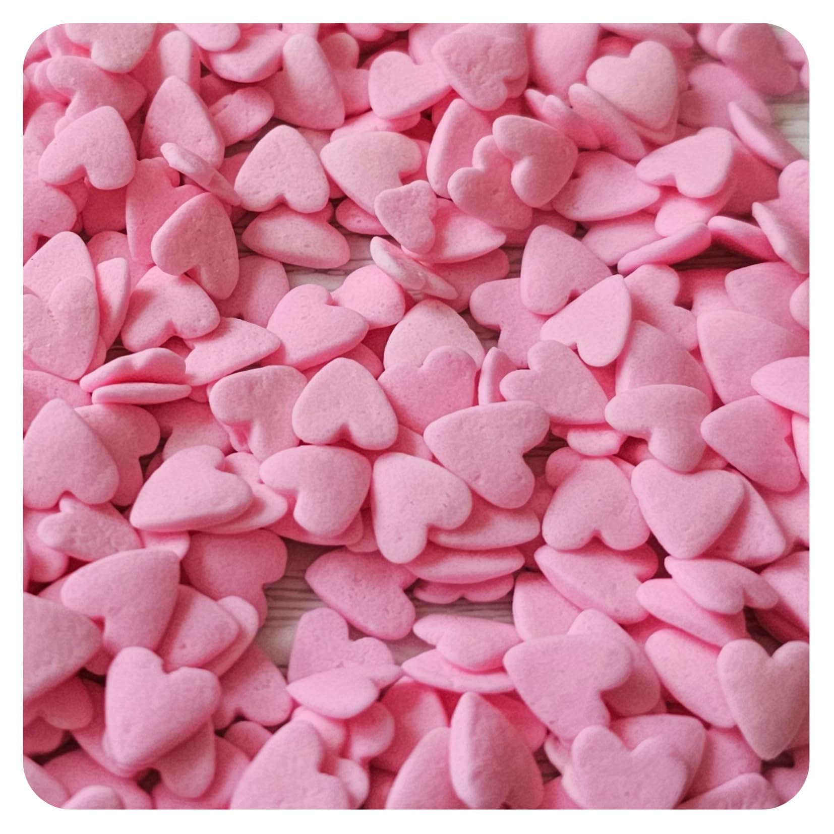 Sugar Chic Confetti - Heart- Pink (250g)
