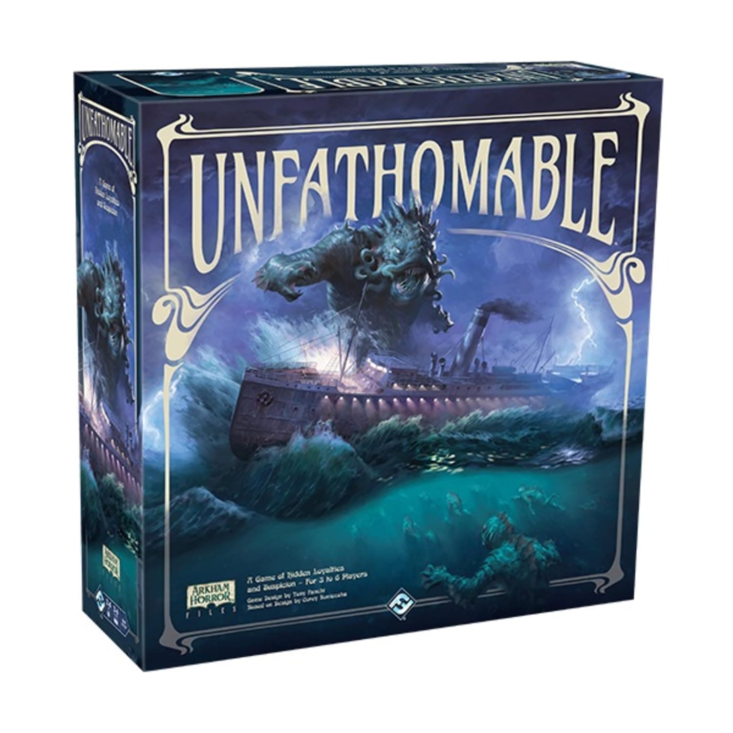 Fantasy Flight Games Unfathomable: Strategy Horror Board Game for 3-6 Players, Ages 14+
