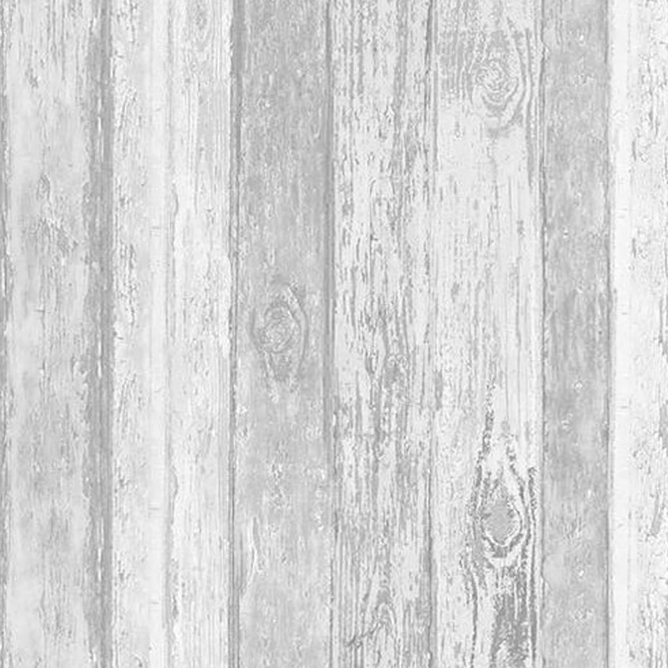 Cannon Cream Distressed Wood Wallpaper