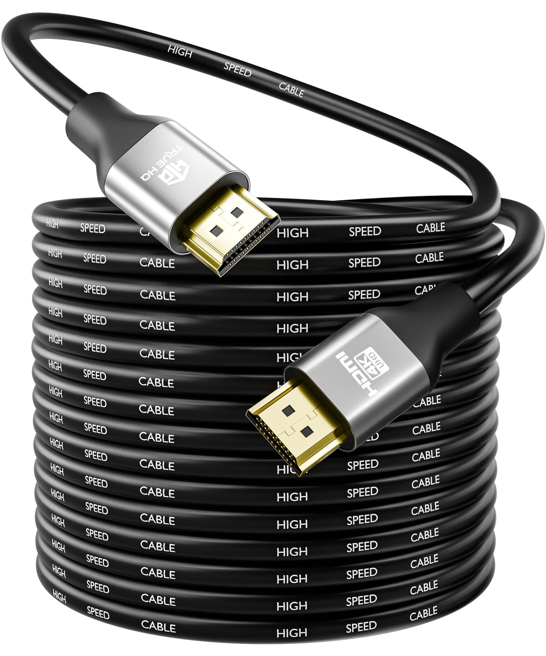 4K HDMI Cable 20m, High Speed 18Gbps (HDMI 2.0), 4K@60Hz Ultra HD with HDR10, ARC, HDCP 2.2 and Ethernet – Long Lead for TV, Projector, Monitor, Laptop, PS5, Xbox