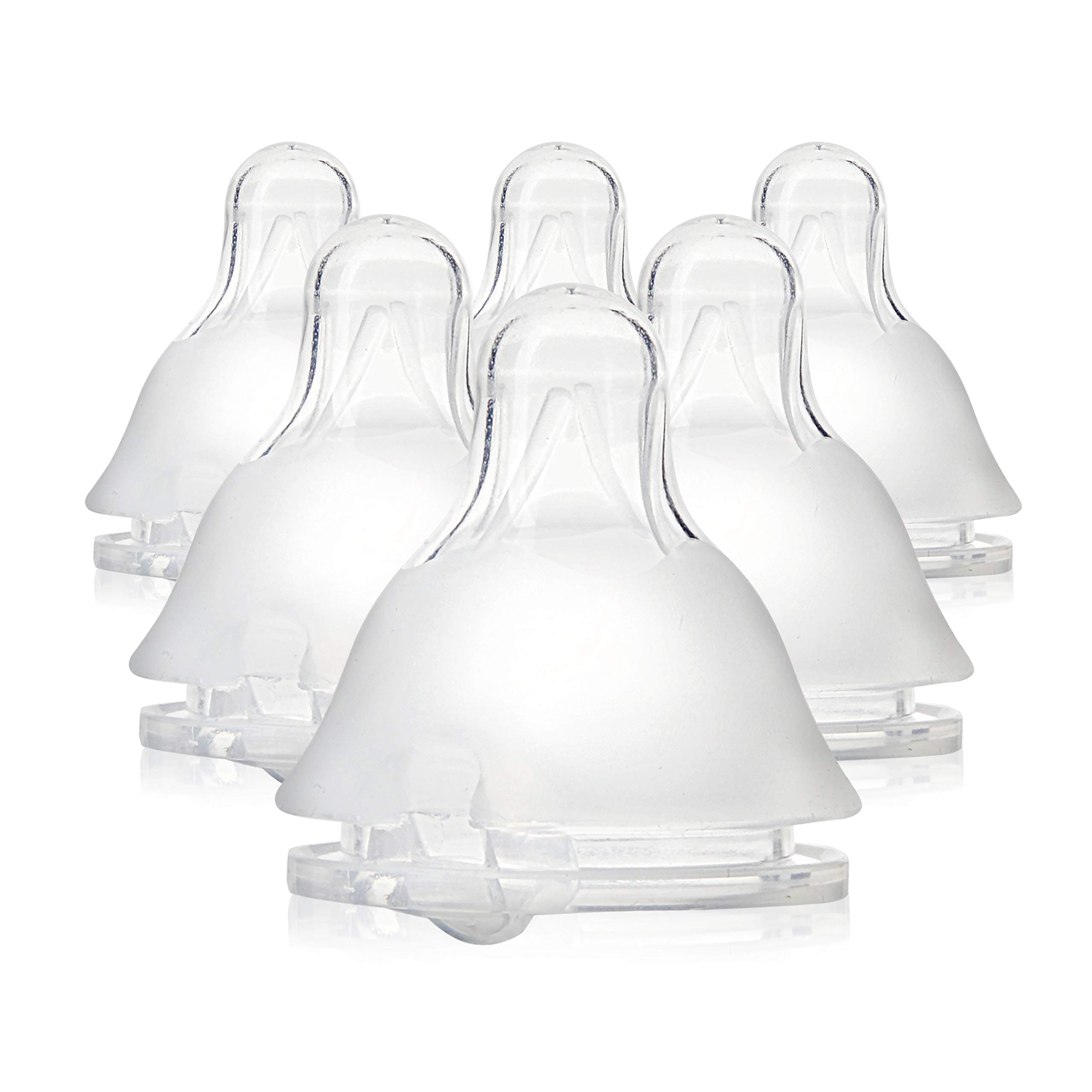 Evenflo Balance Plus Standard Neck (1.5 in) Nipples for use ONLY with Evenflo Balance Plus Standard Neck Bottles, Fast Flow for 8 Months and up, 6-Pack (NOT Compatible with Any Other Bottles)