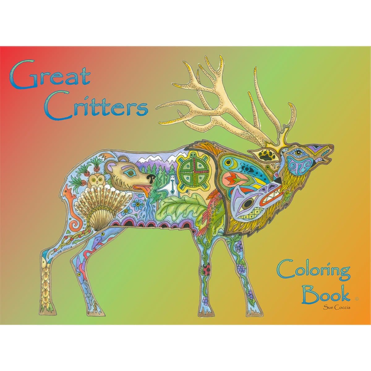 Earthart Coloring Book-Great Critters