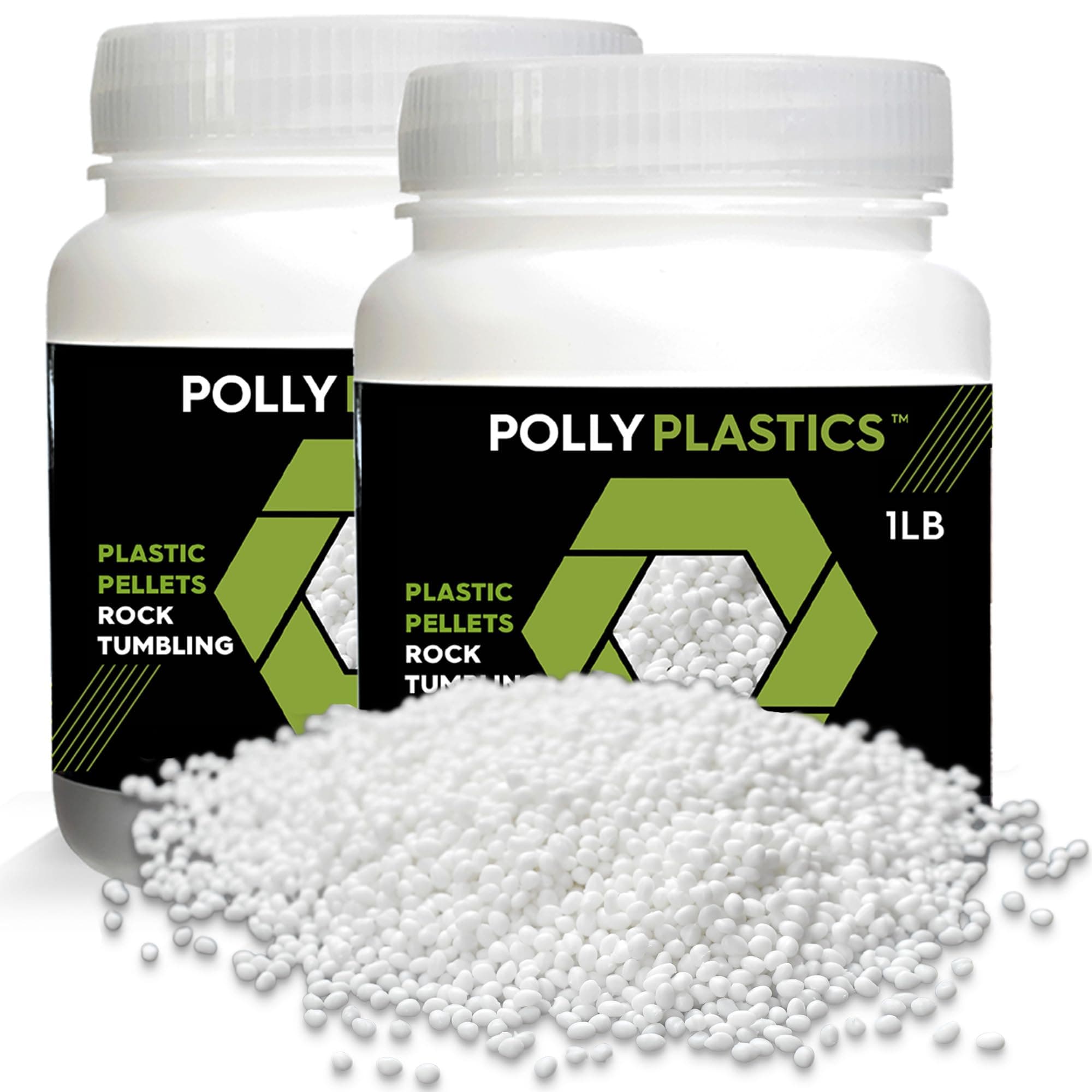 - Polypropylene Plastic Poly Pellets - 2 lb Rock Tumbling Media for Enhanced Tumbling Action