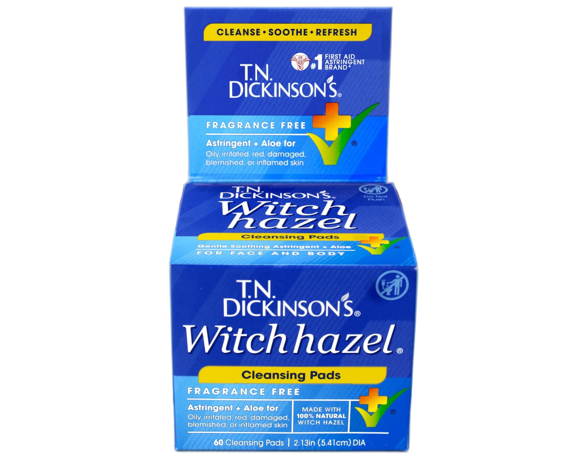 Witch Hazel Cleansing Pad Size 60ct Witch Hazel Cleansing Pads 60ct