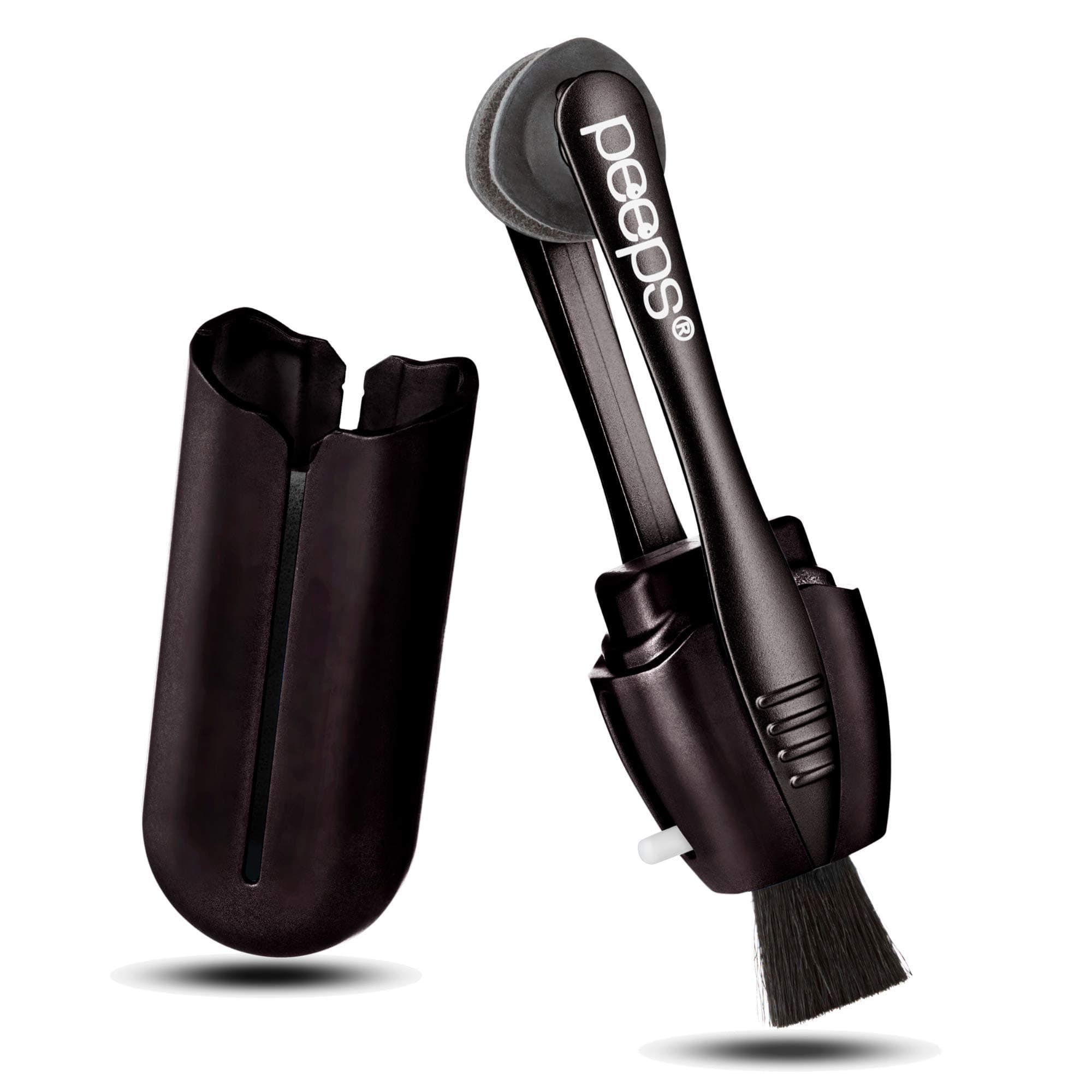 Carbon Klean Eyeglass Lens Cleaner - Efficient and Durable Carbon Microfiber Technology - Exclusively Used by NASA - 500 Uses (Black Soft Touch)