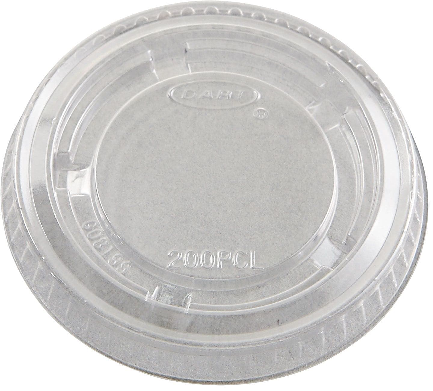 Solo PL200N Clear Portion Container Lid - Fits 1.5-2.5 oz (Case of 2500)