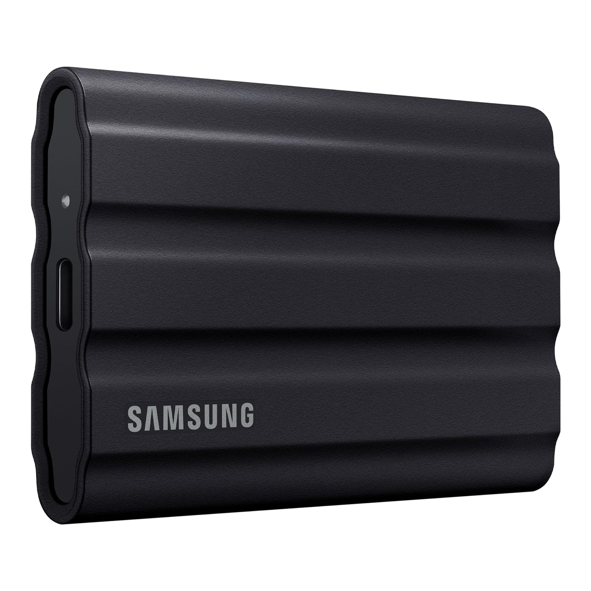 Samsung T7 Shield Portable SSD 2TB, USB 3.2 Gen2 External SSD, Black, Up to 1,050MB/s, Rugged, IP65 Water & Dust Resistant, for Photographers, Content Creators and Gaming, Mac Compatible, MU-PE2T0S
