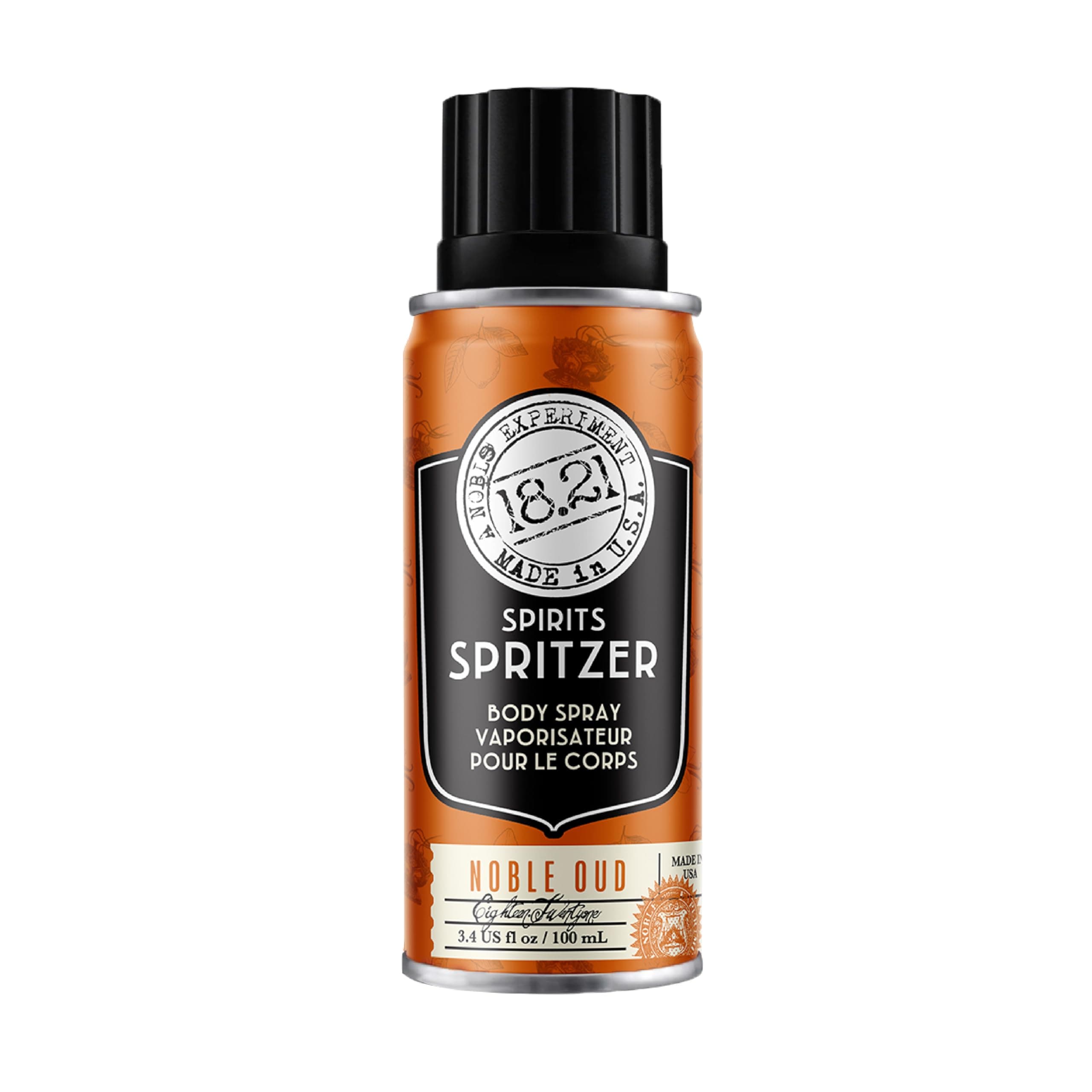 Men’s Spirits Spritzer, 3.4 oz. - Long-Lasting All Over Body Spray with Masculine Aromatics - Gifts for Him