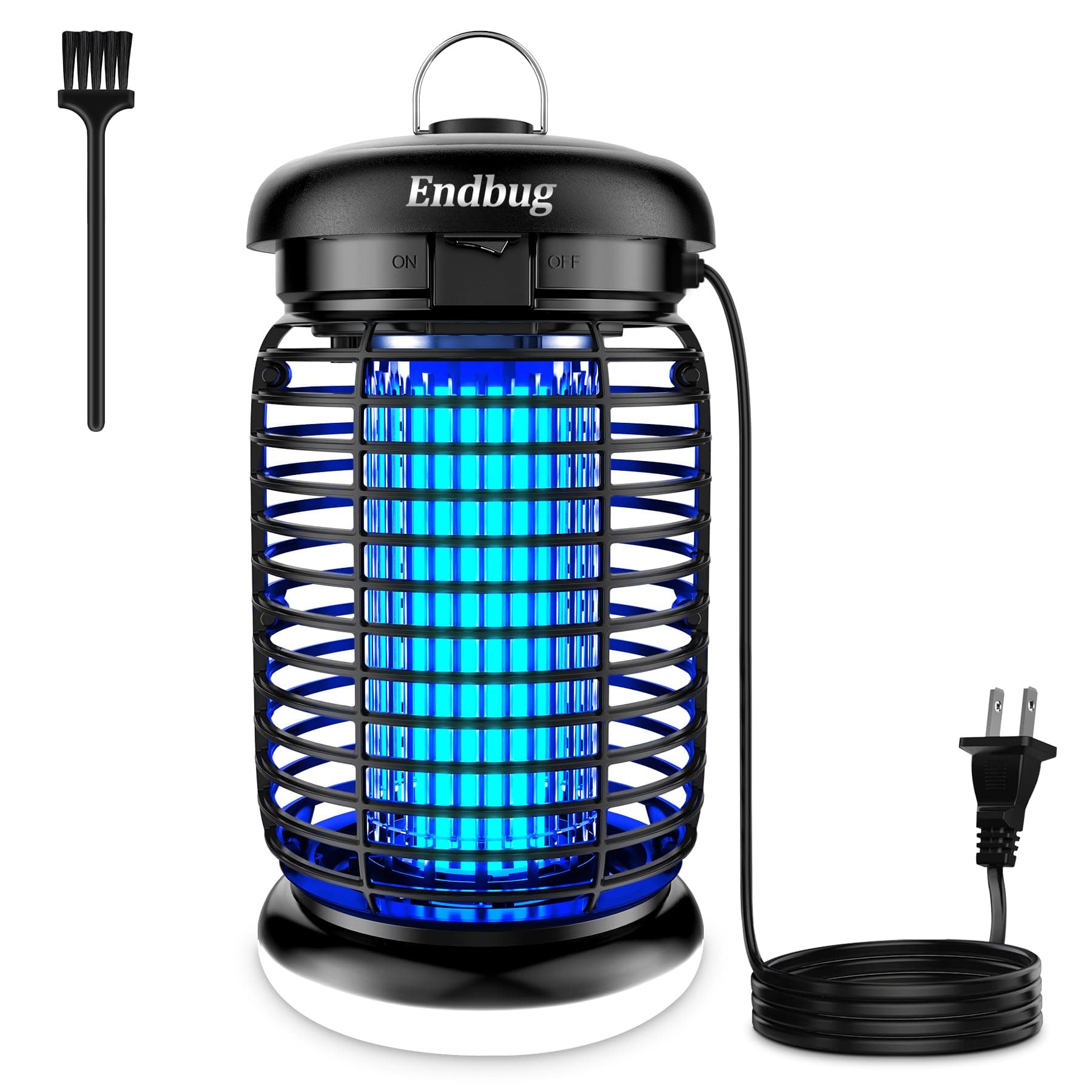 Bug Zapper, Bug Zapper Outdoor Indoor with LED Light, Electric Mosquito Zapper Fly Zapper, Waterproof Mosquito Killer Insect Zapper Fly Trap for Outside Patio Garden Backyard Home, Plug in