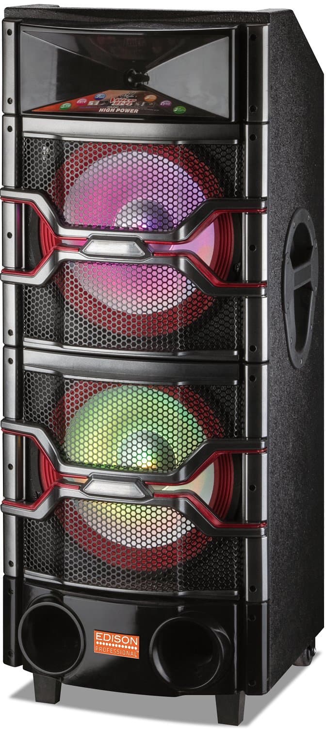 Edison Professional DJ- Pro 6000 Extreme Double 12" Sound System