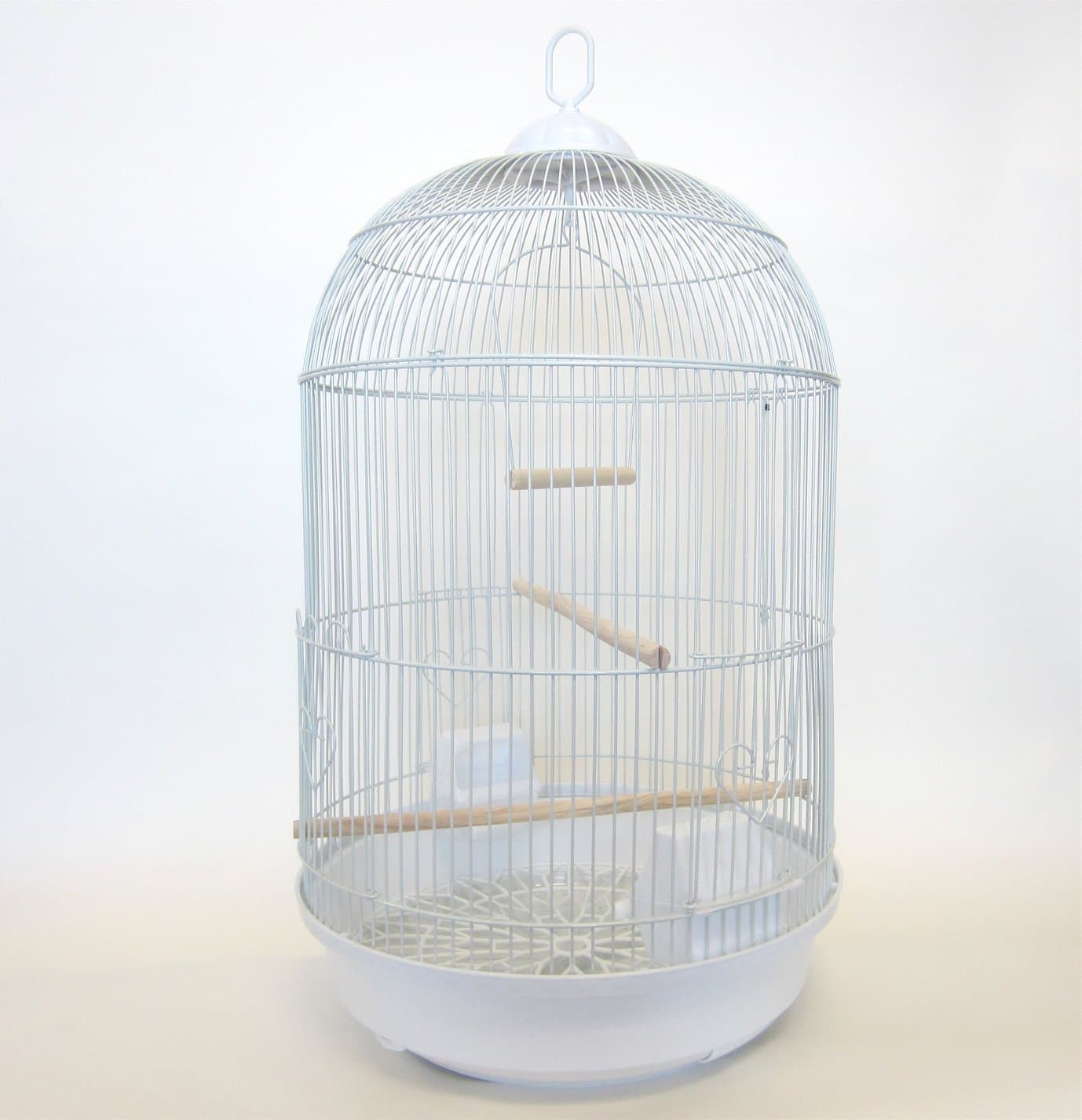 YML Round Medium Cage, White