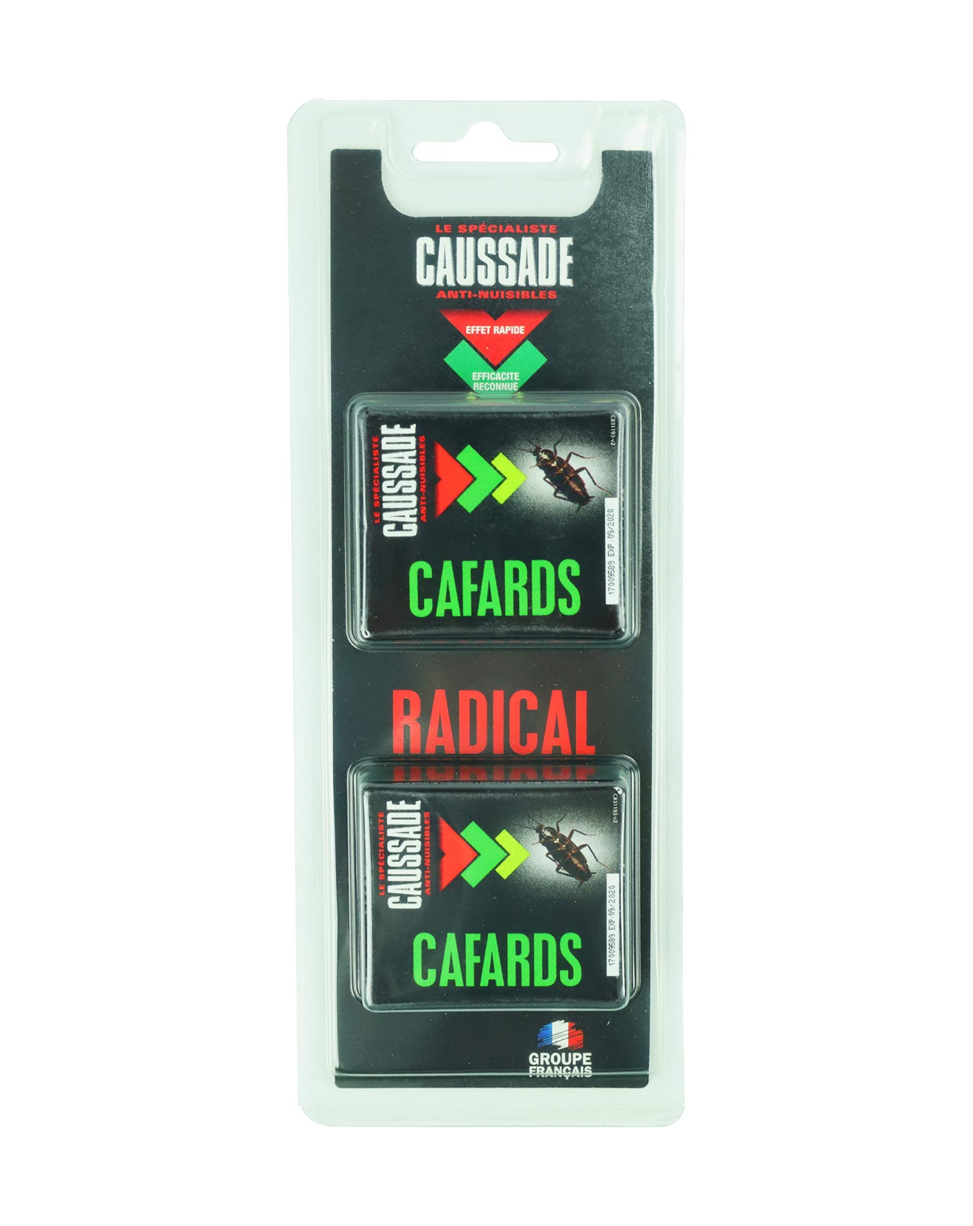 Caussade caboitcaf2 Cockroach Bait Gel Radical Action Pack 2x5 G 1 x 2.7 x 25.5 cm, Black