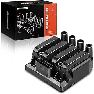 A-Premium Engine Ignition Coil Pack Compatible with Volkswagen Jetta 2001-2005, Beetle 1998-2011, Golf 2001-2006, Golf City 2007-2010, Jetta City 2007-2009-L4 2.0L