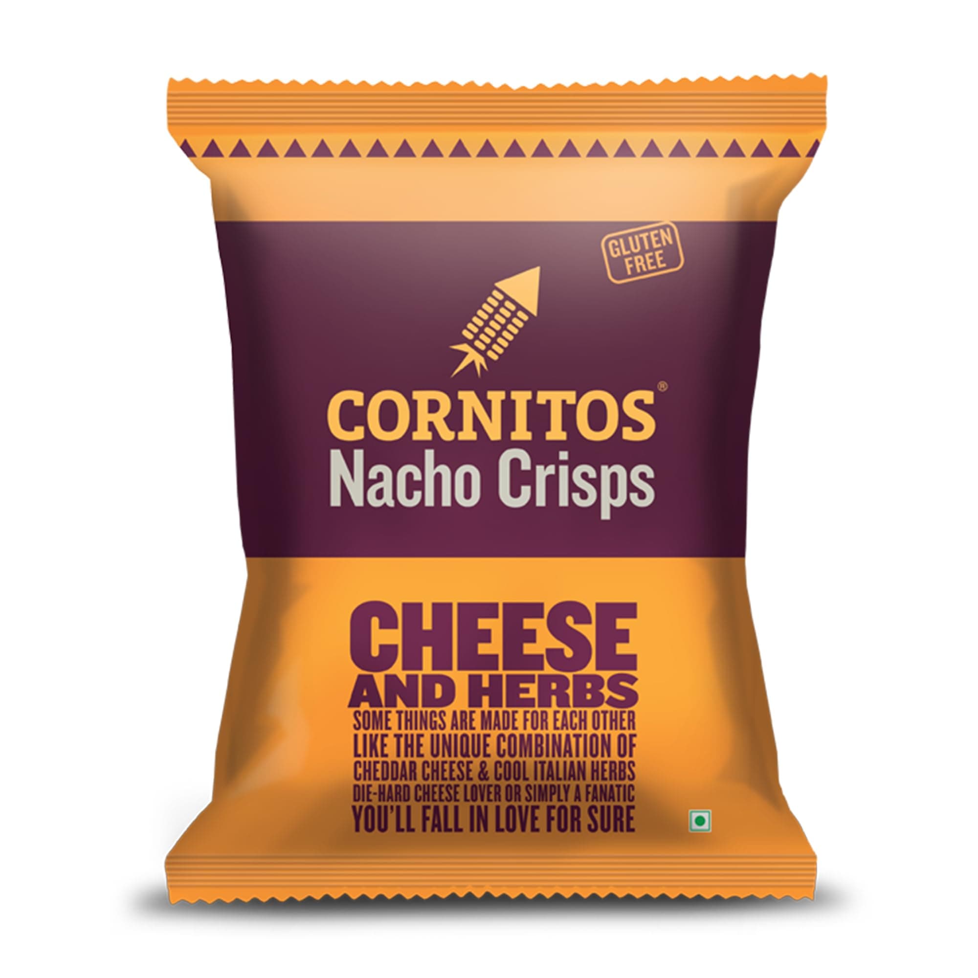 Nacho Crisps Cheese And Herbs, 150 Gm