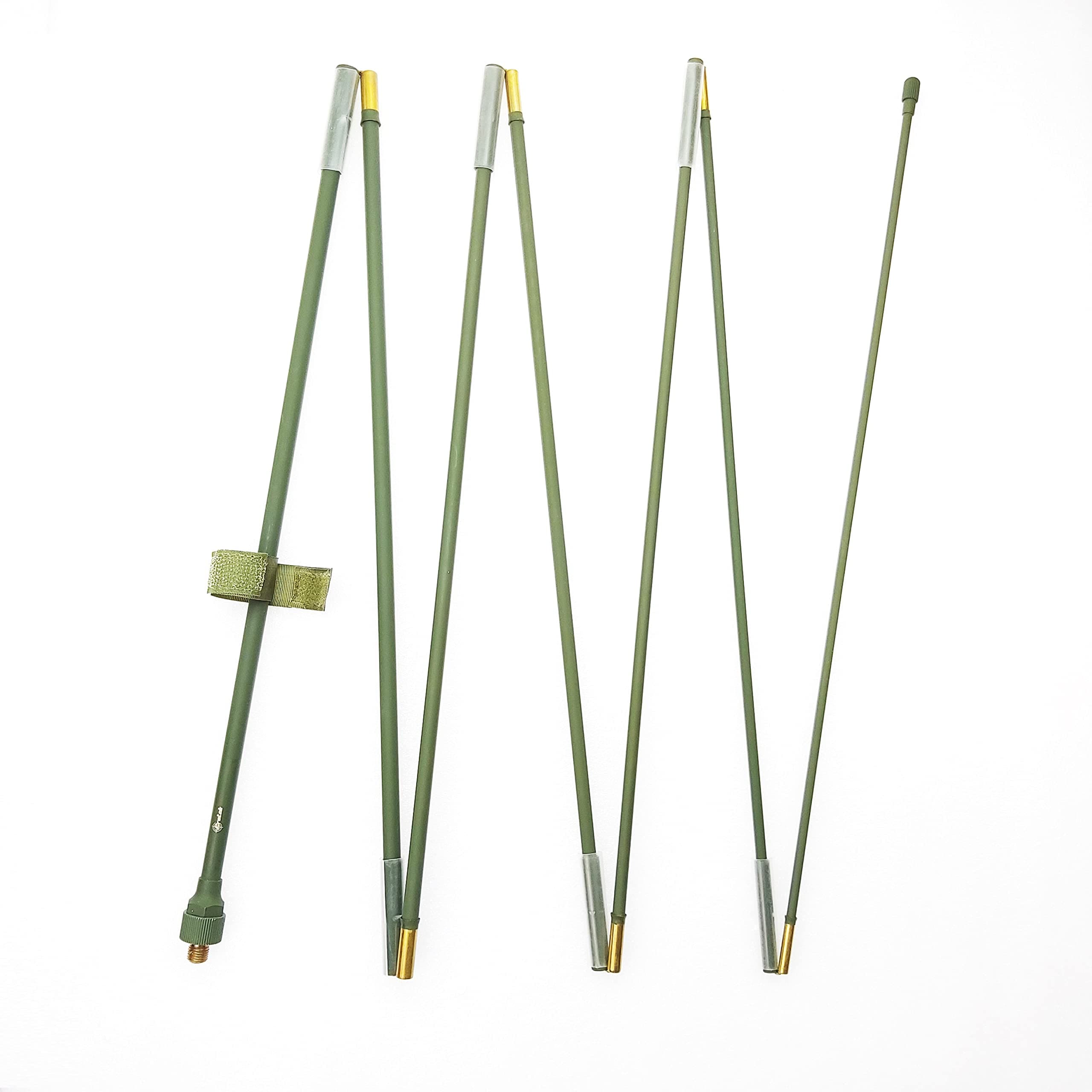 Artist Unknown HF Manpack Collapsible 7 Element Whip Antenna 285 CM Length