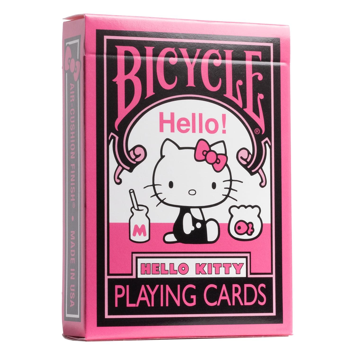 Hello Kitty Playing Cards, Black & Pink, 1 Deck, 18mm x 65mm x 90mm