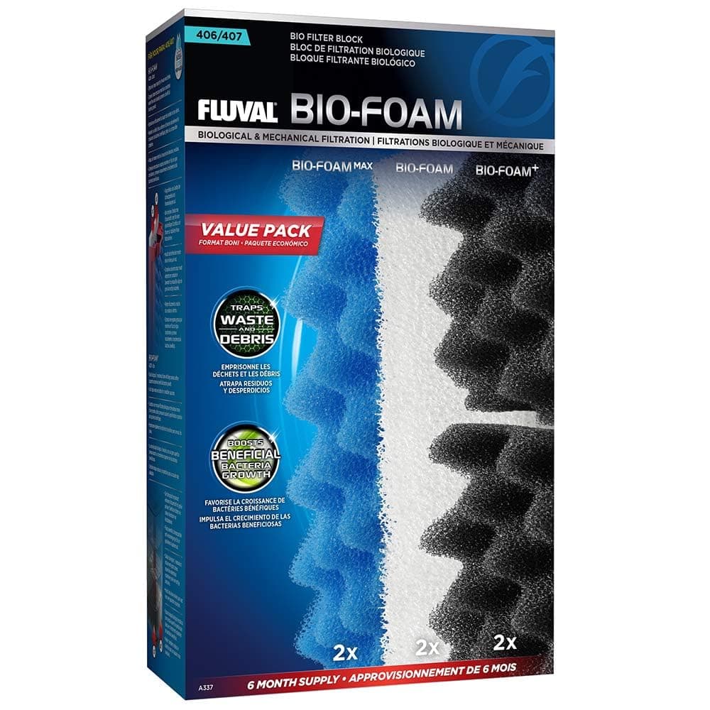 406/407 Bio Foam Value Pack, Replacement Aquarium Filter Media