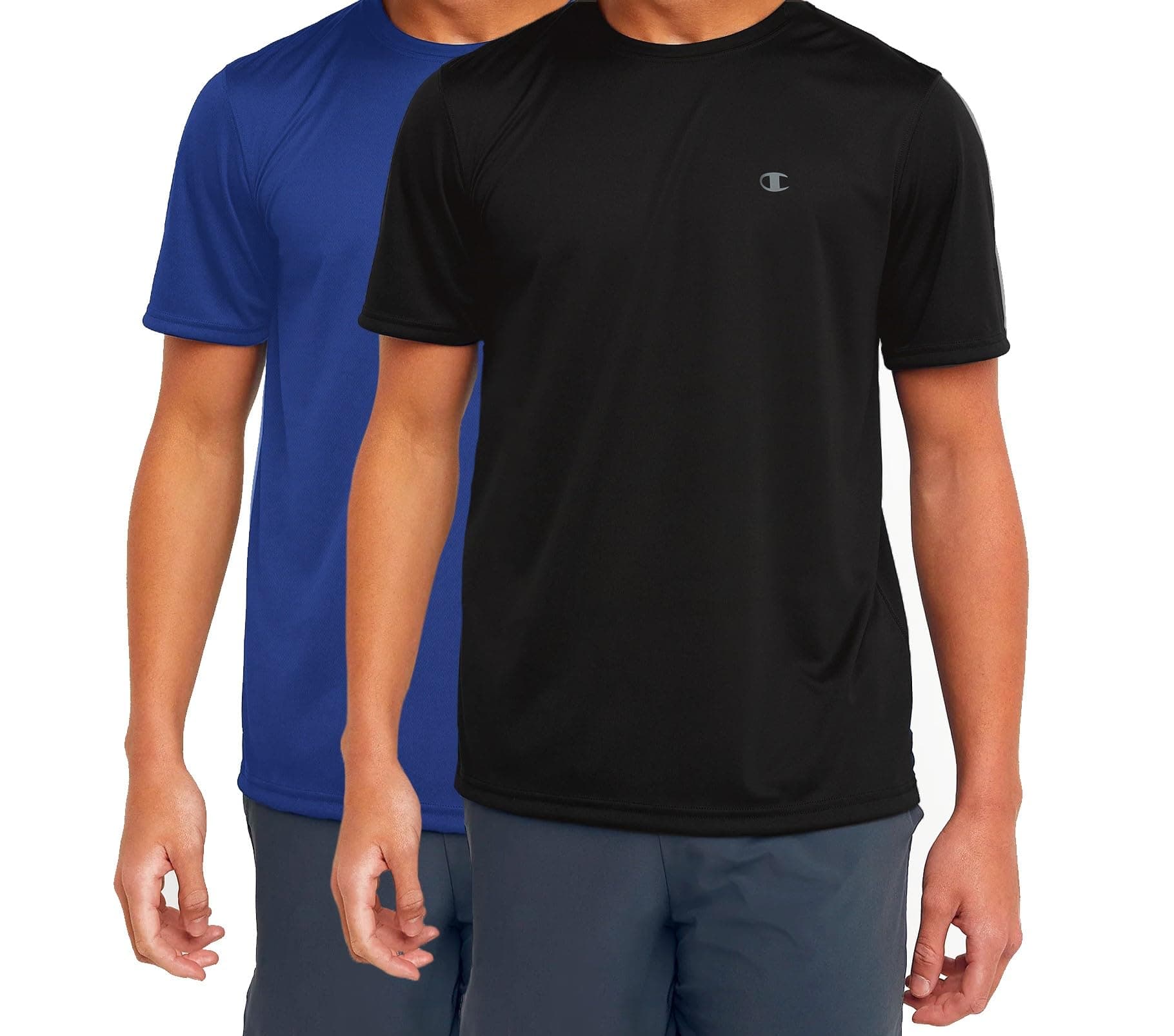 T Shirts for Men Big and Tall - 2 Pack Performance Moisture Wicking Tee
