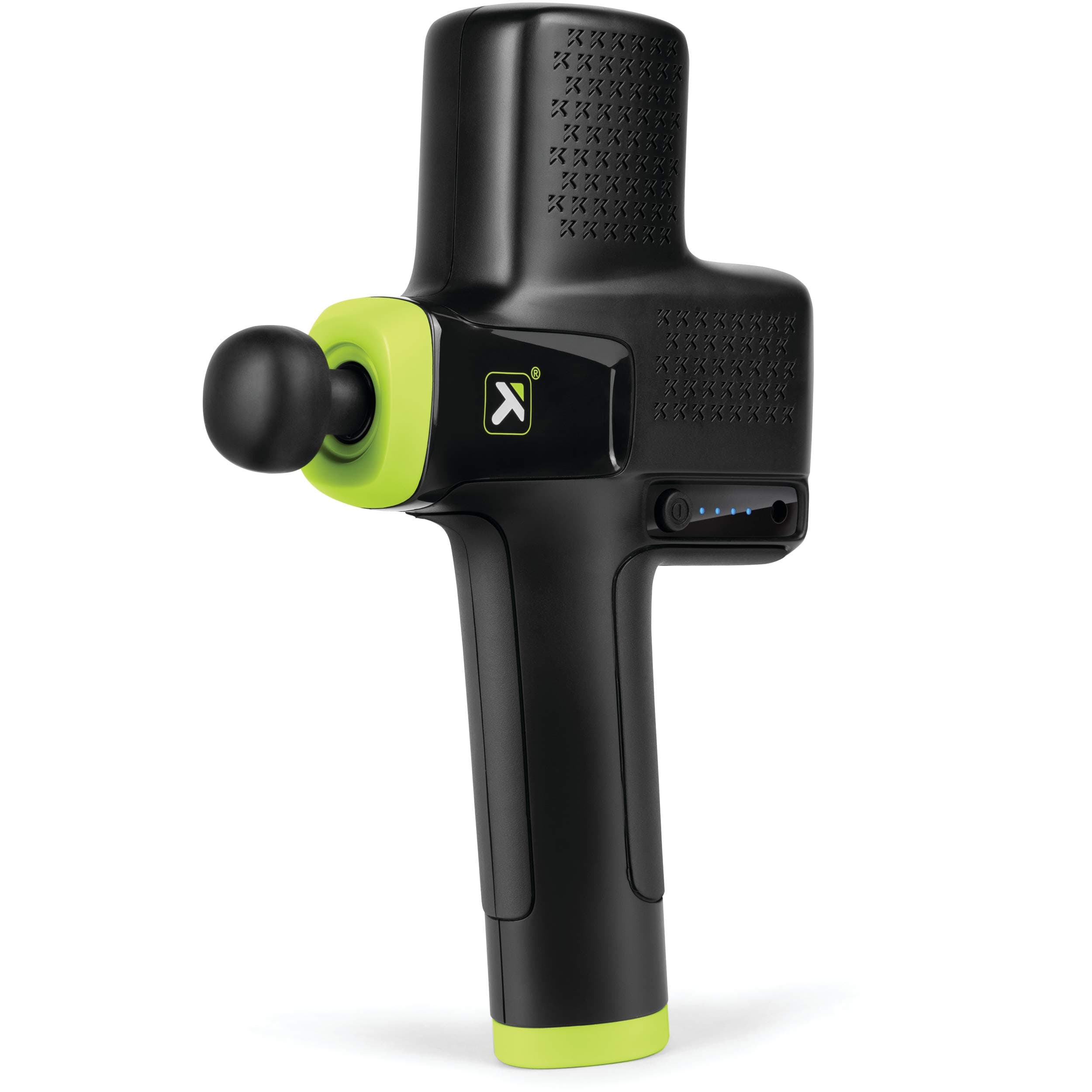 TriggerPoint Impact, Percussion Handheld Massage Gun, Deep Tissue Muscle Massage, Lightweight, Black and Lime, 4-Speed