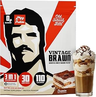 Protein Powder Isolate Sourced from Egg, Milk,& Beef - Made for Men & Women for Building Muscle & Post-Workout Recovery - Zero Sugar, Tiramisu Flavor - 30 Servings