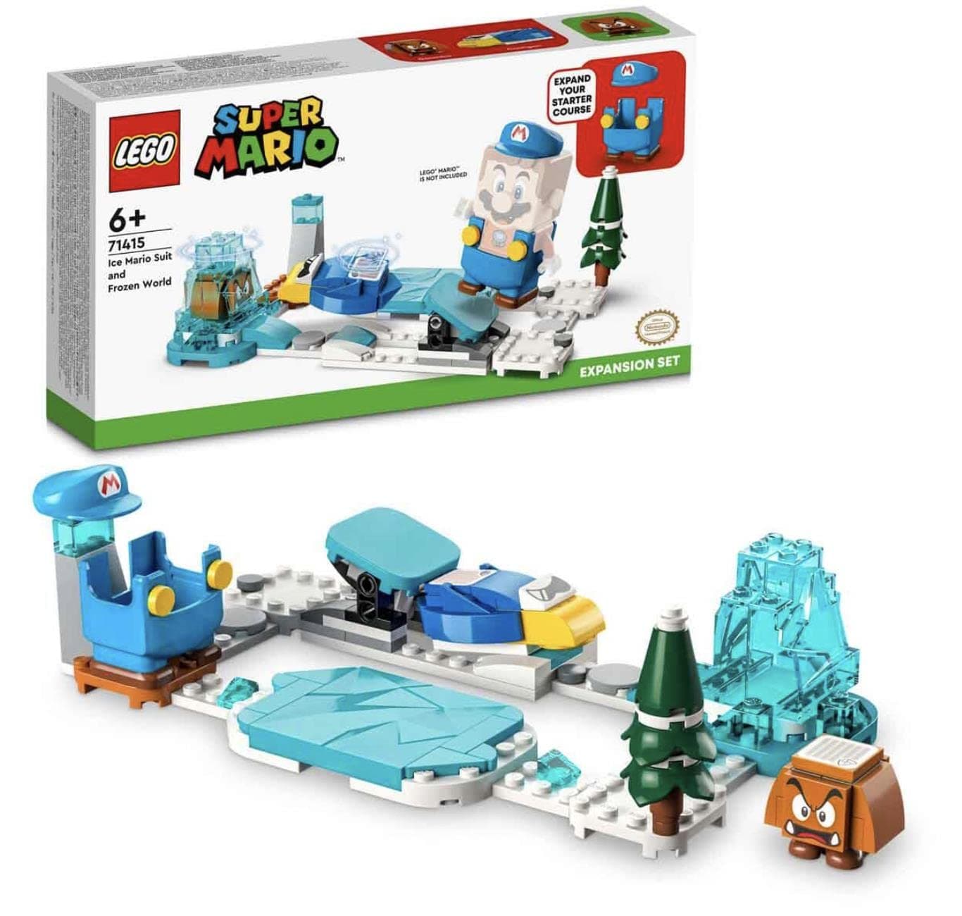 71415 Super Mario Ice Mario Power Up and Pentaro Challenge, Toy Blocks, Present, Adventure, Boys, Girls, Ages 6 and Up