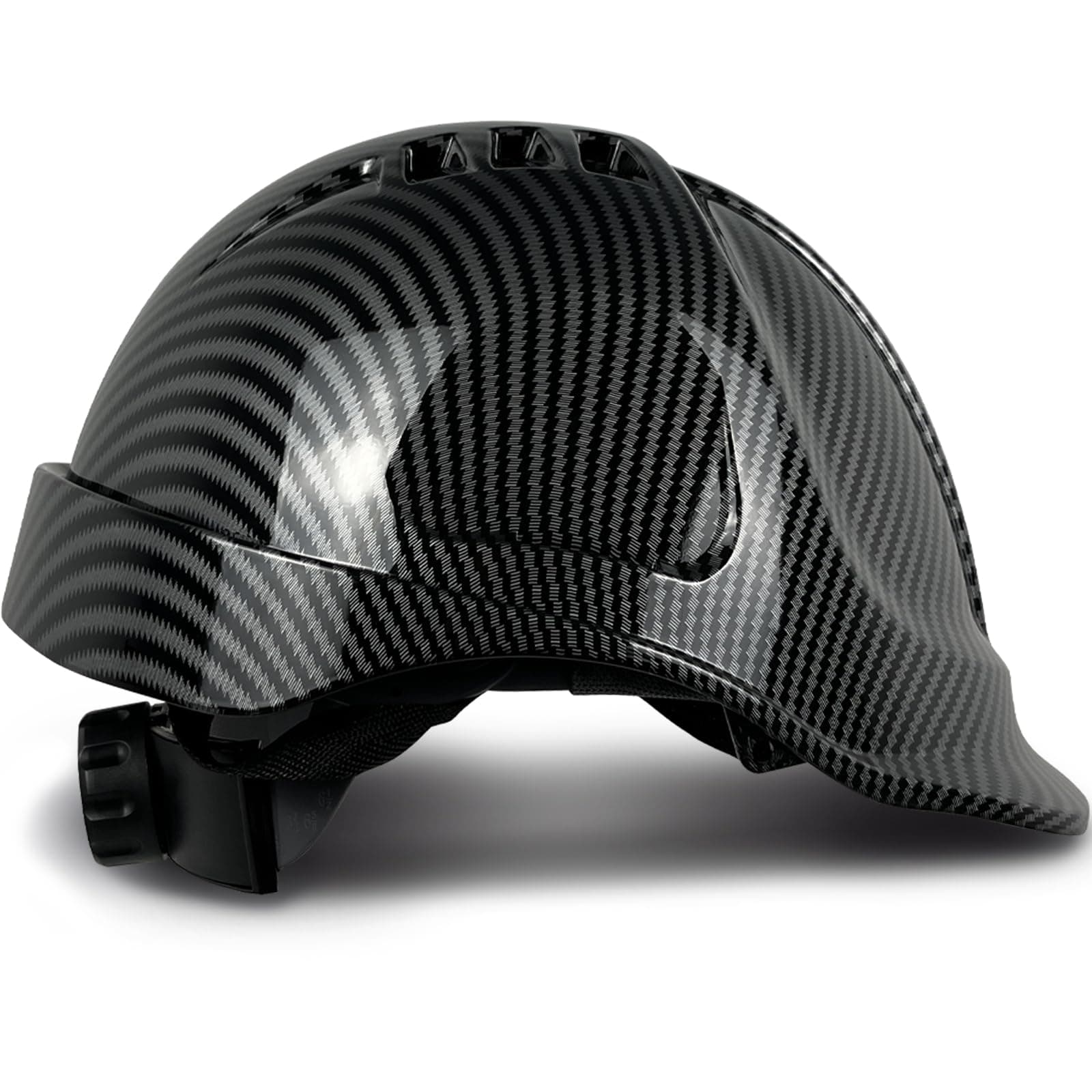 Safety Helmet Cap Style ABS Work Hard Hat Vented Hardhats for Men Carbon Fiber Pattern Industrial ANSI z89.1 OSHA